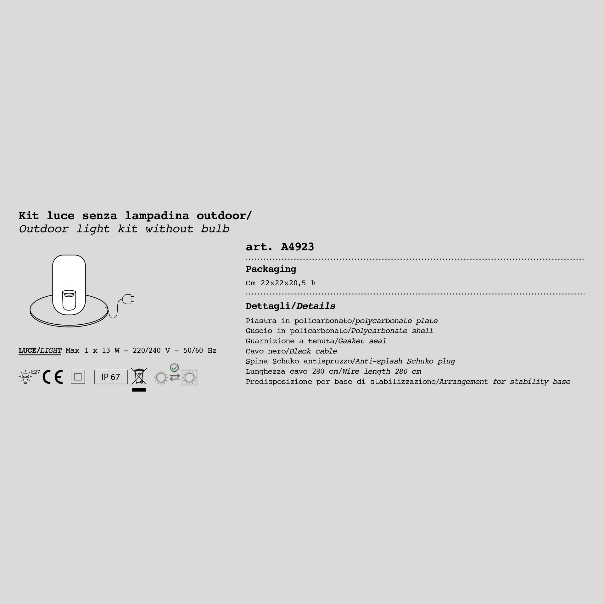 Polyethylene coat stand Godot