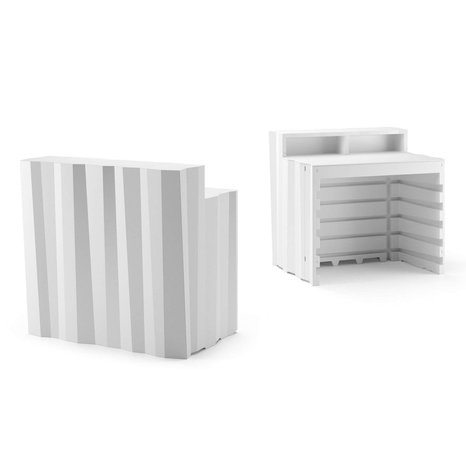 Polyethylene central bar counter Frozen Desk