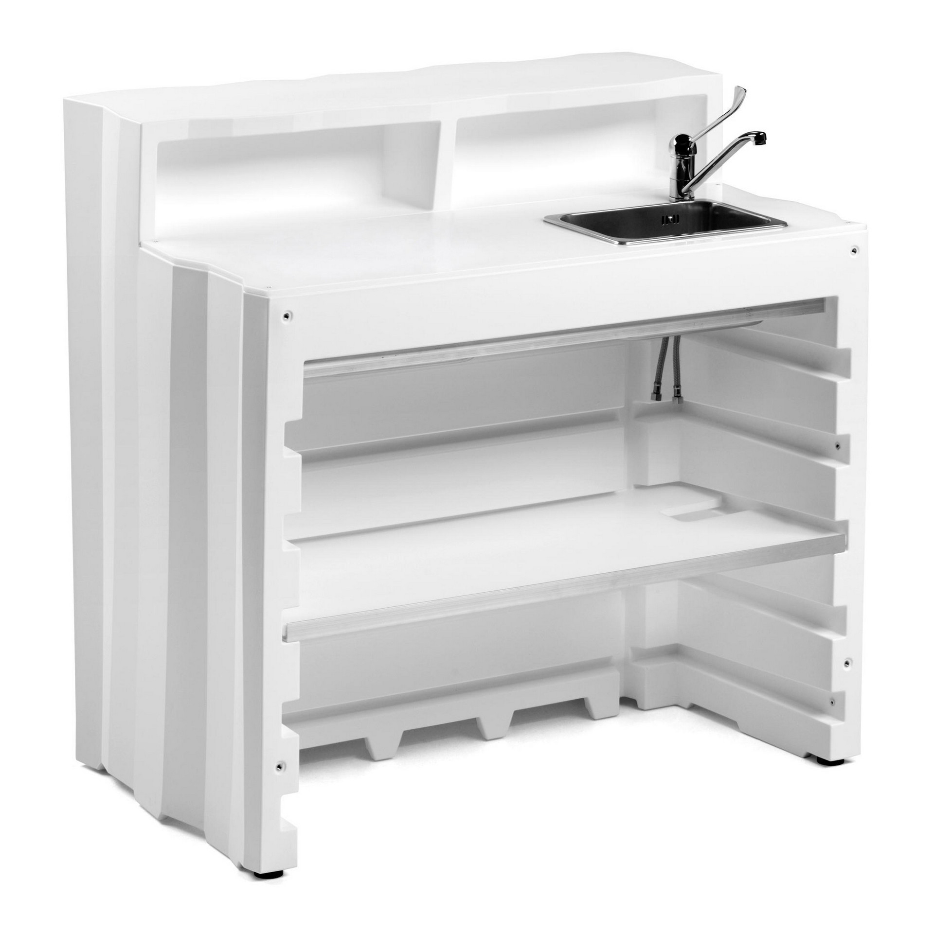 Polyethylene central bar counter Frozen Desk