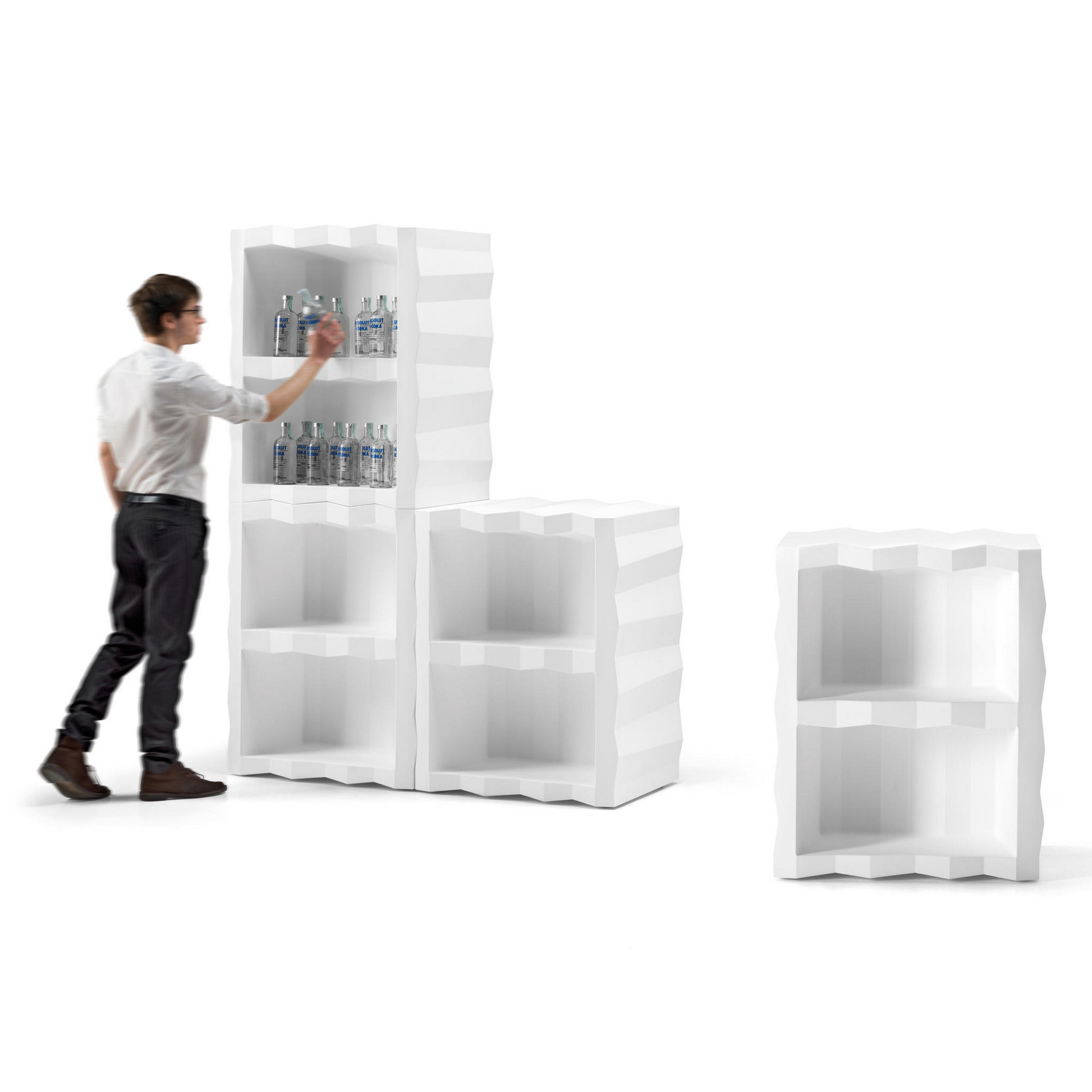 Polyethylene drinks or container cabinet Frozen Display