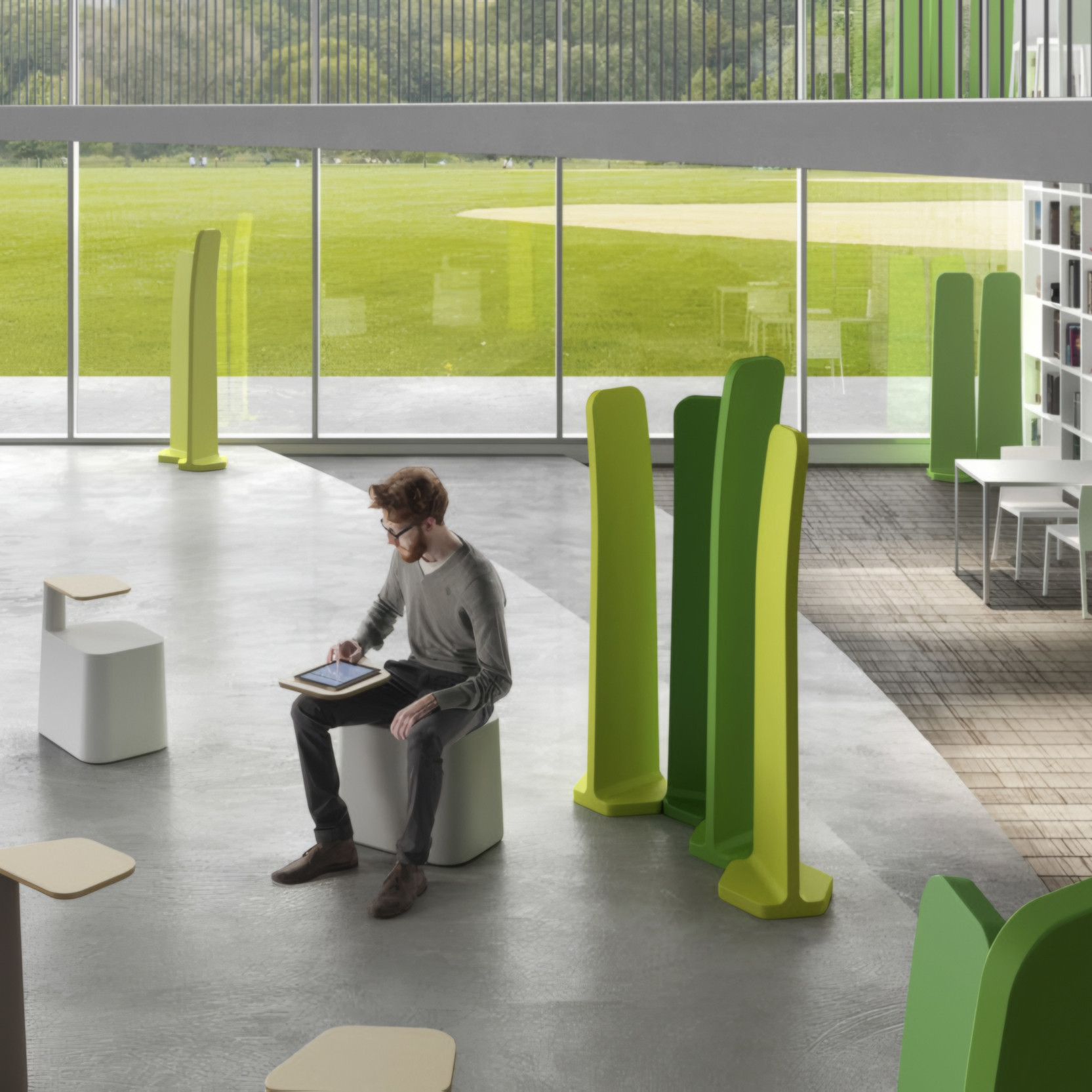 Polyethylene modular divider Gradient