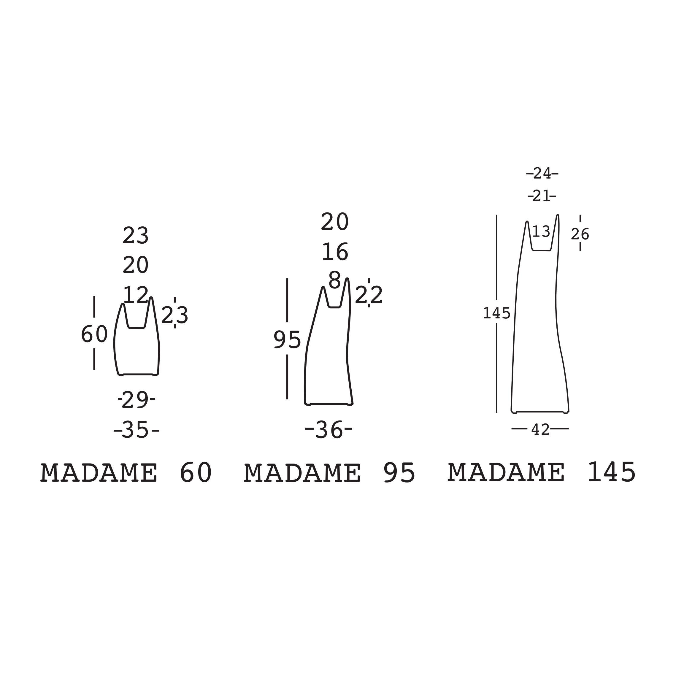 Polyethylene vase Madame