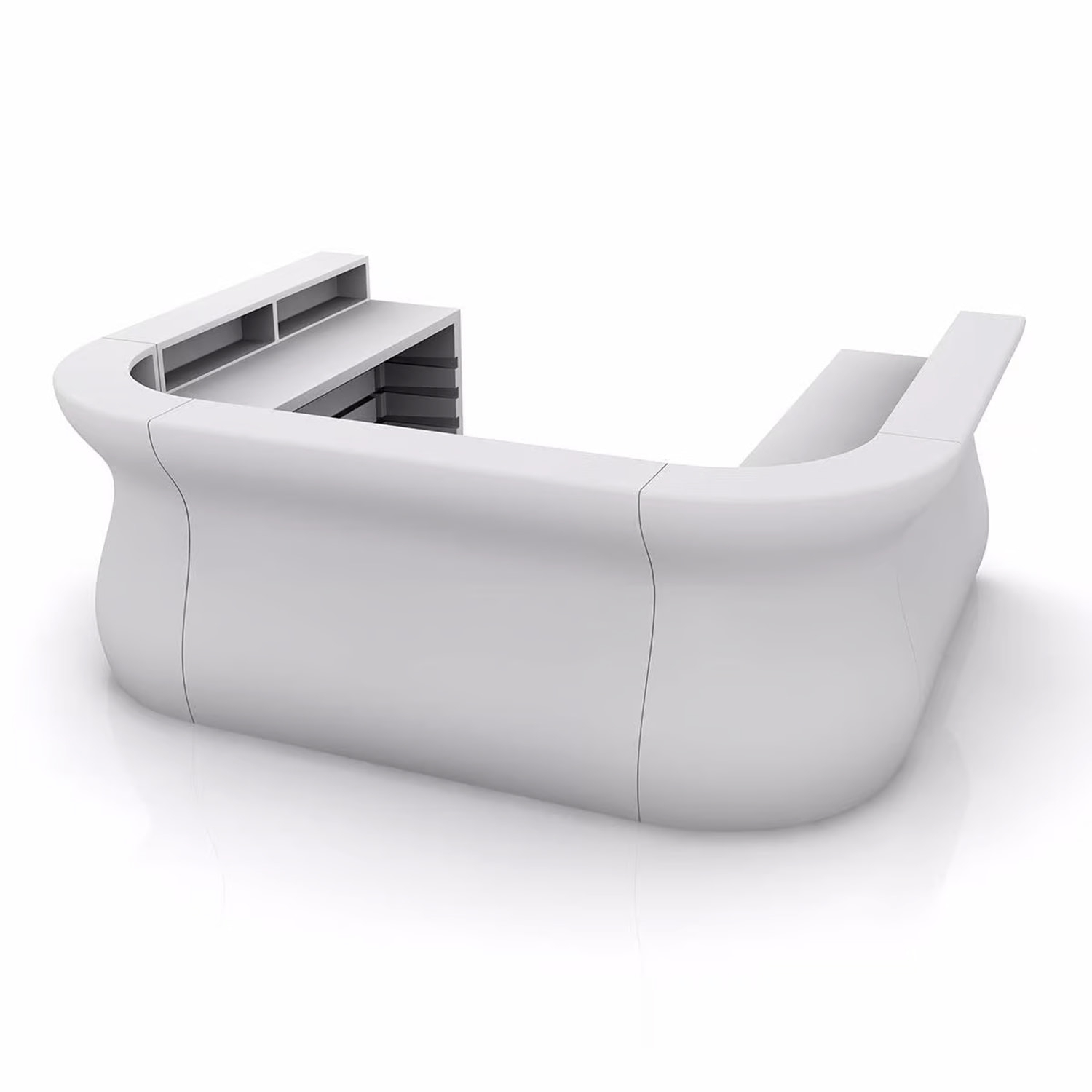 Polyethylene corner bar counter Bartolomeo