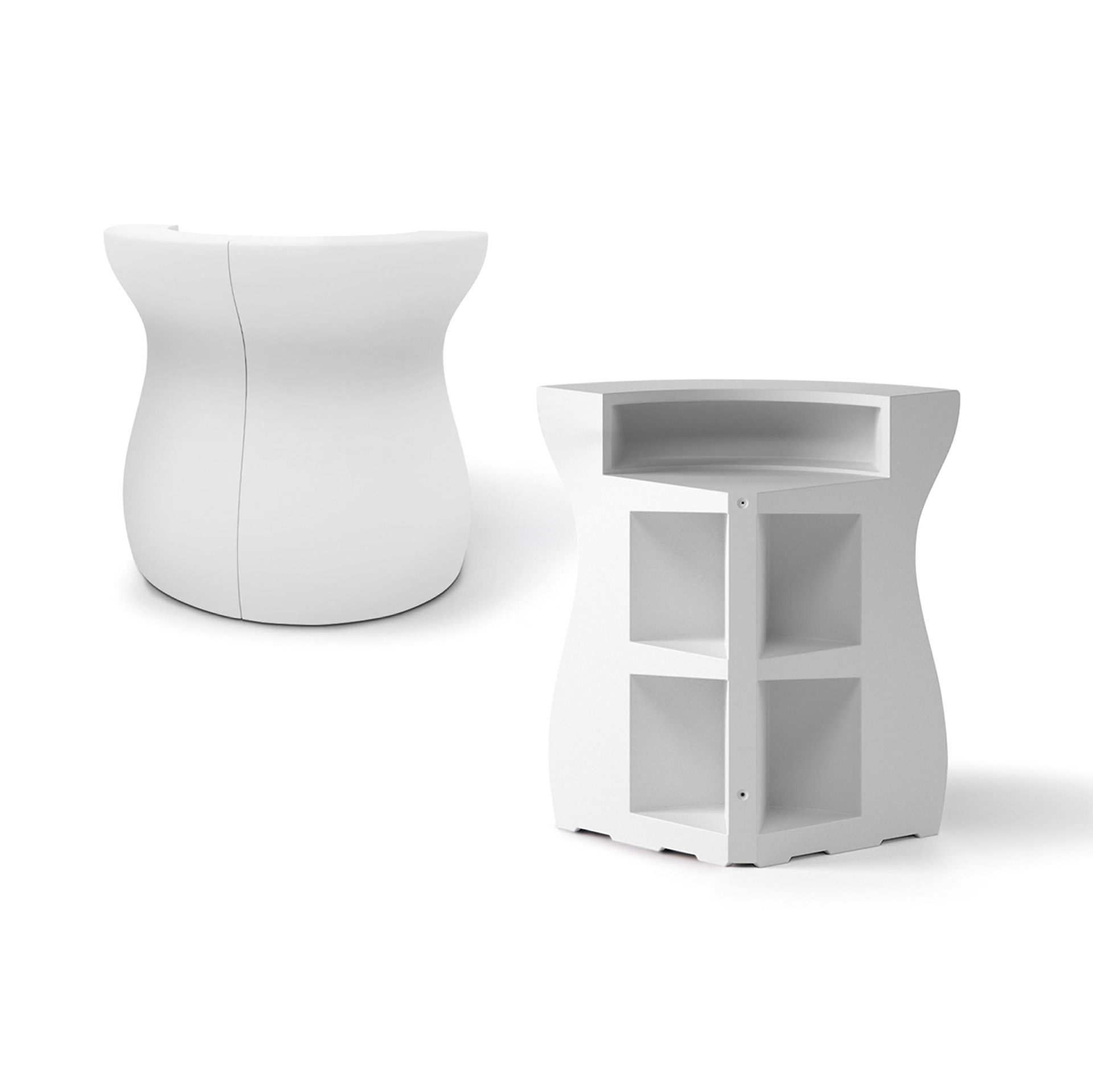 Polyethylene corner bar counter Bartolomeo