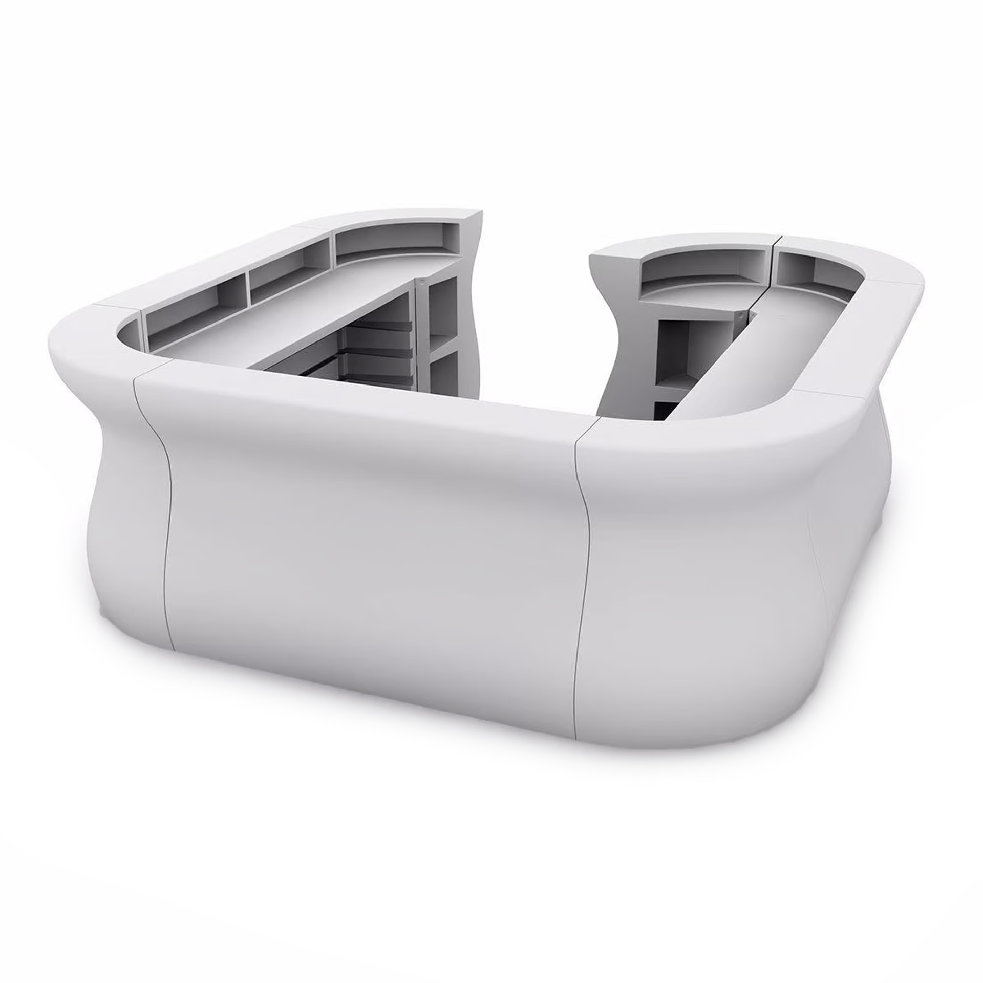 Polyethylene corner bar counter Bartolomeo