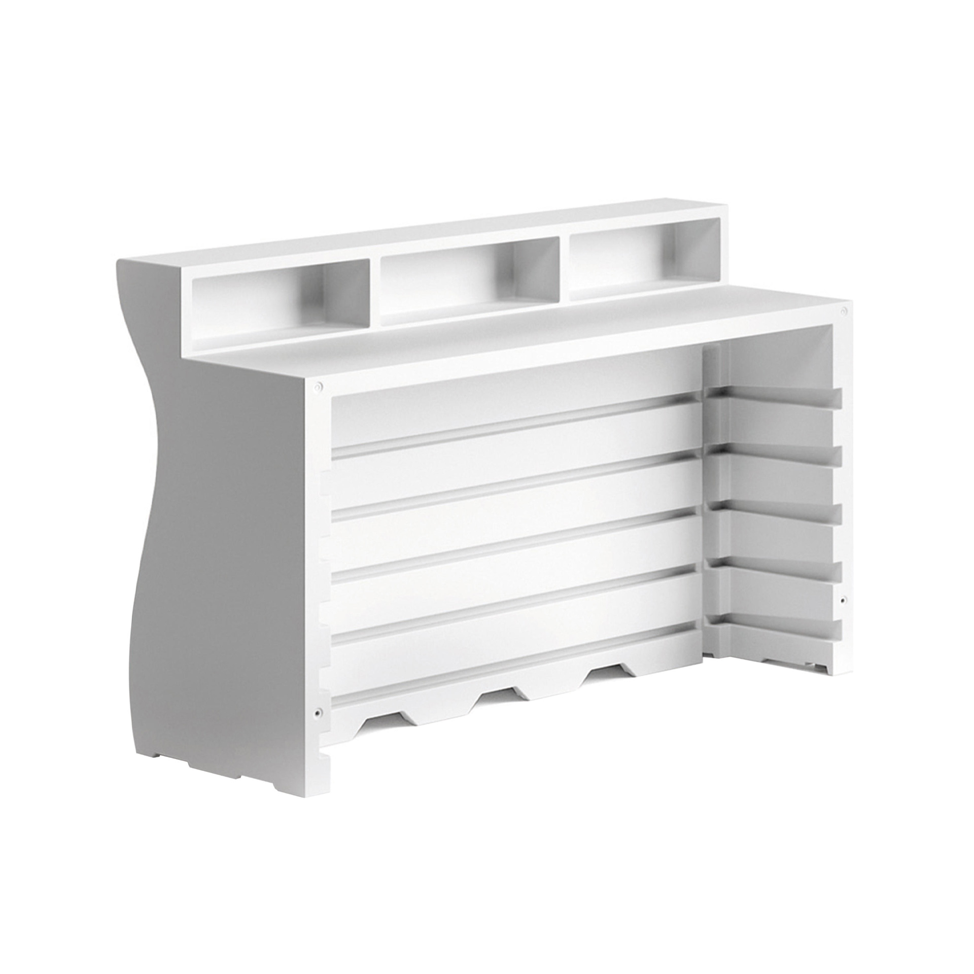 Polyethylene central bar counter Bartolomeo Desk