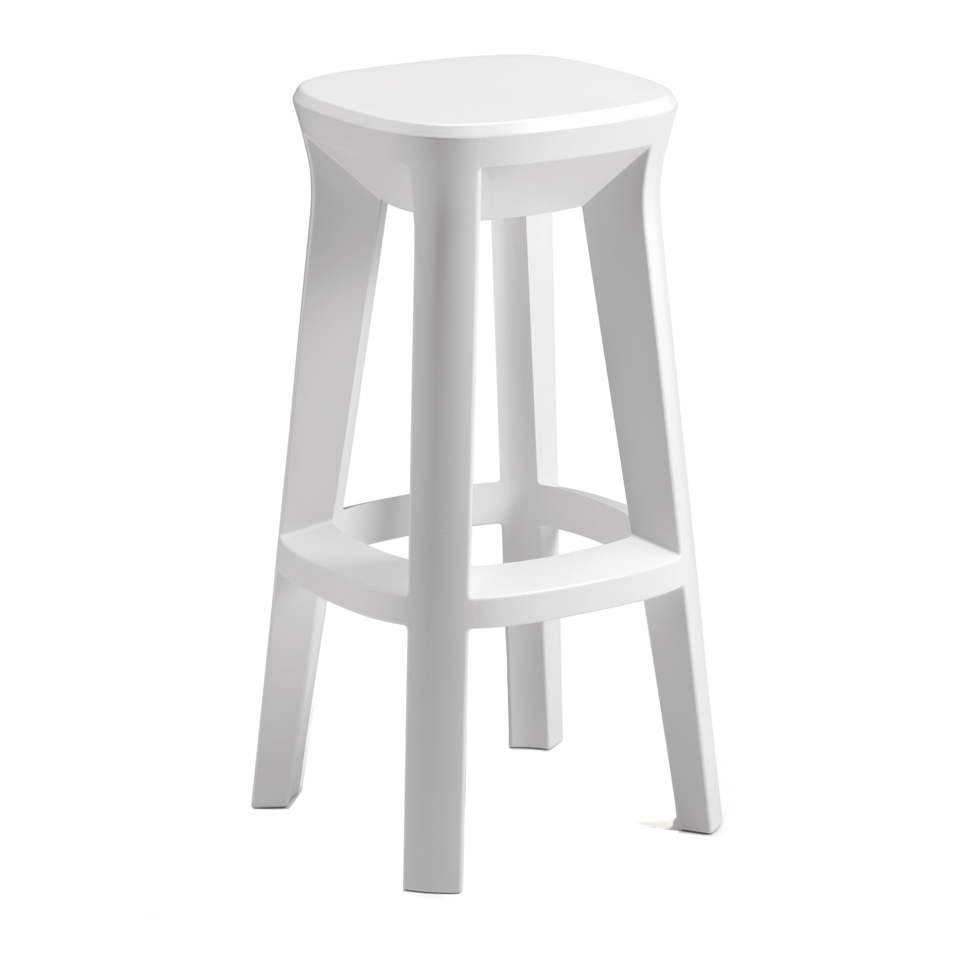 Outdoor plastic stool