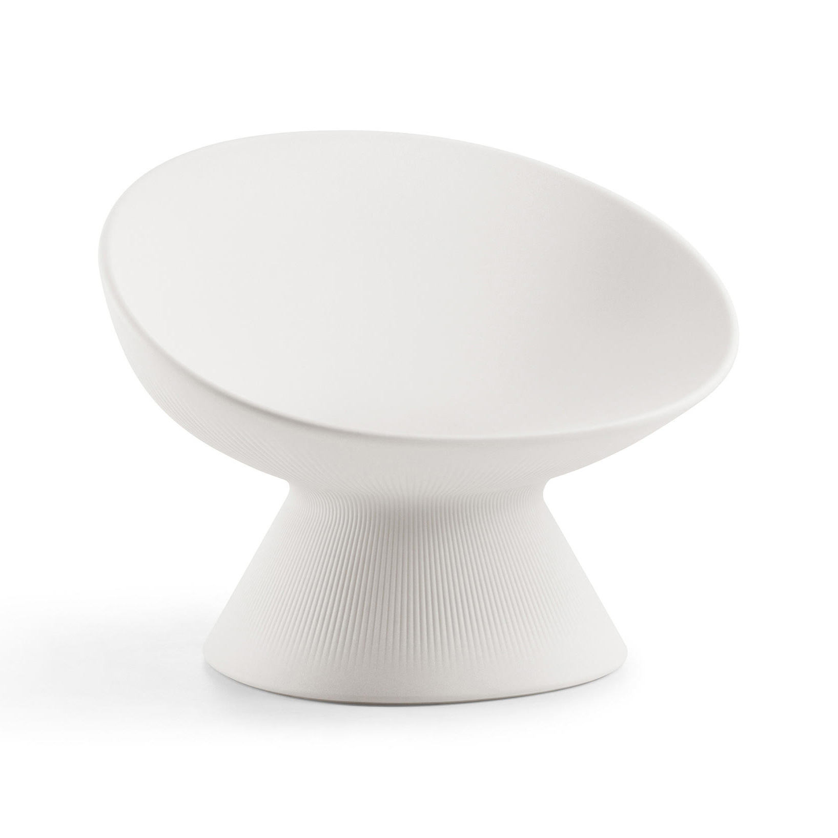 Plastic lounge armchair