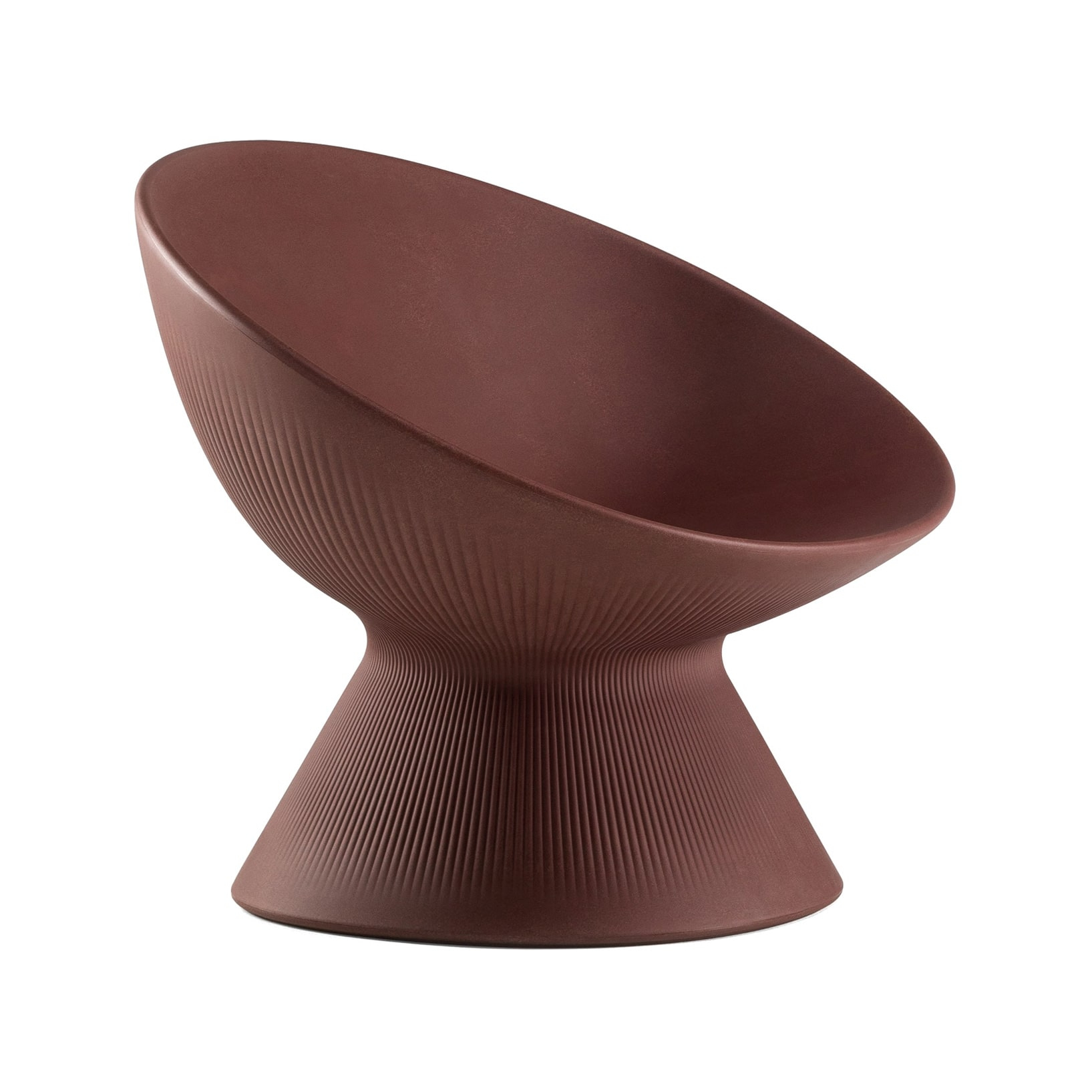 Polyethylene lounge armchair M-Fade