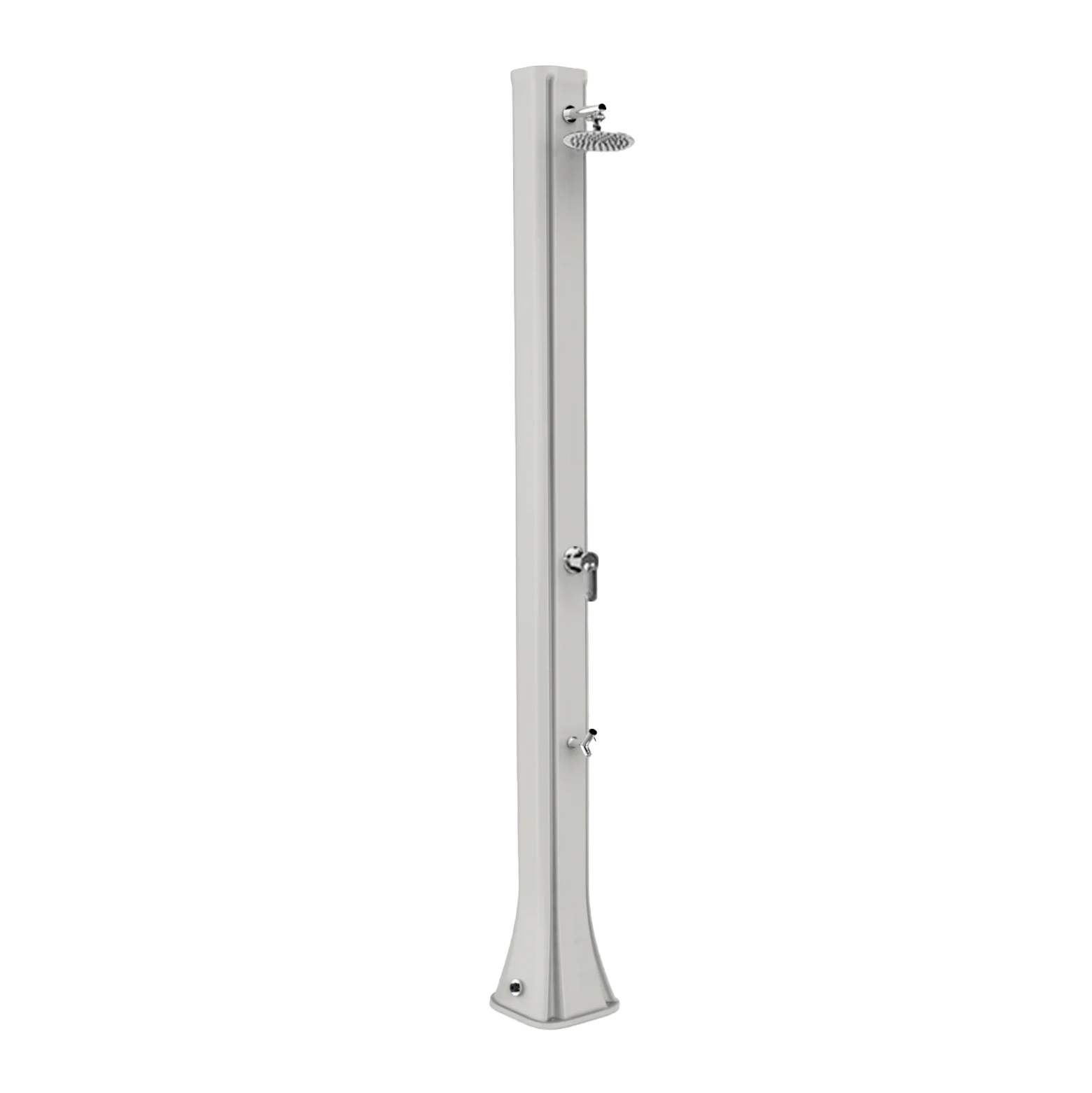 Freestanding solar shower with footwasher Big Happy Five F620
