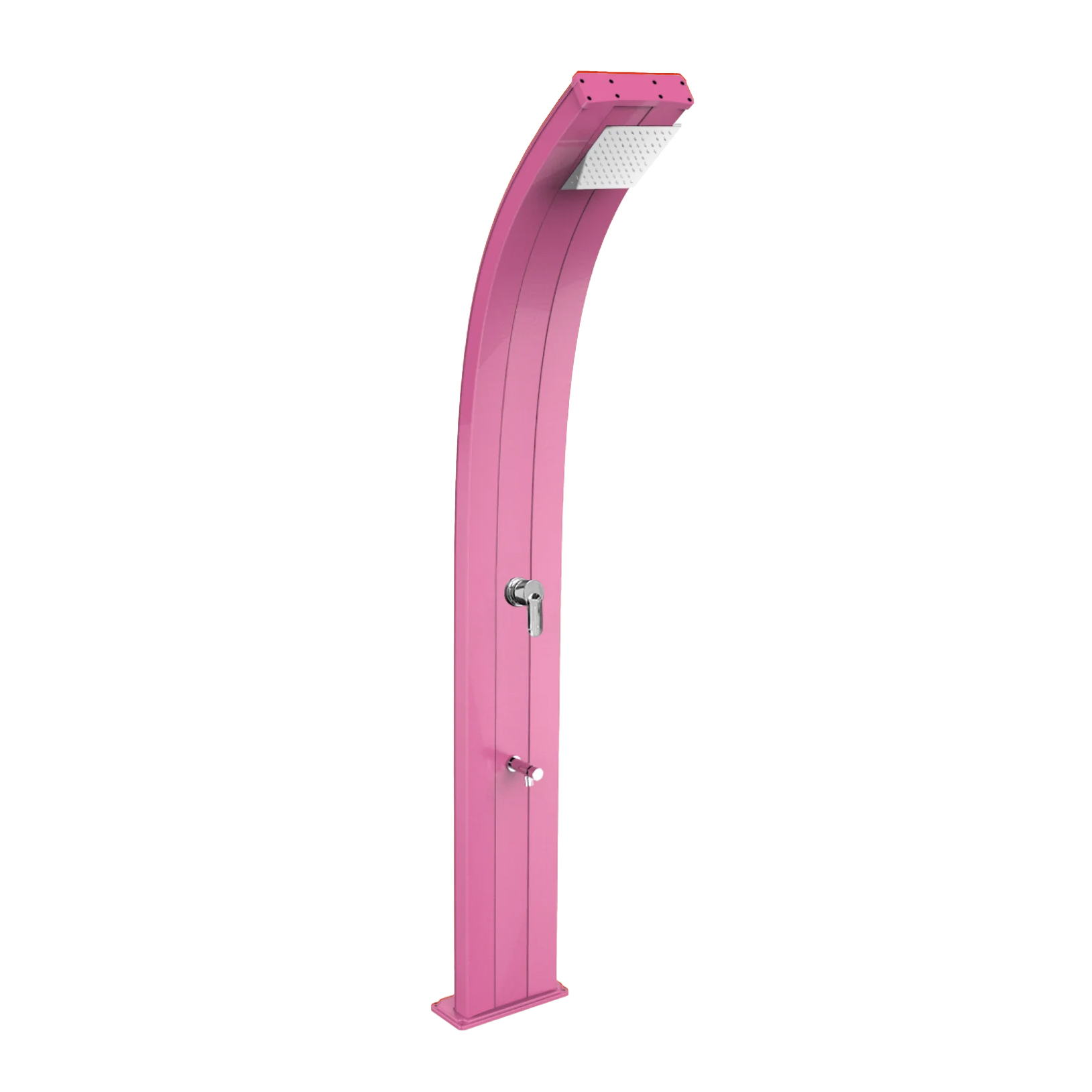 Aluminum shower with temporized footwasher Dada D325