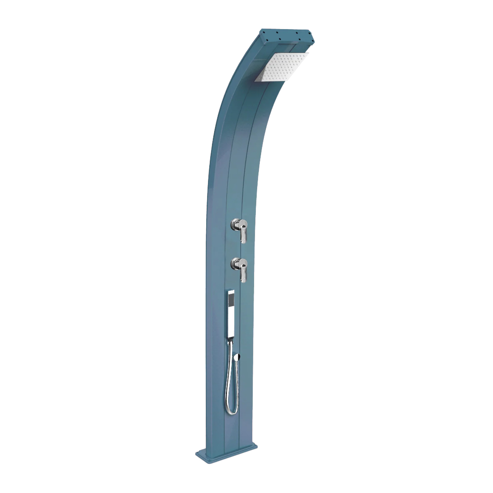 Aluminum shower with hand shower and diverter Dada D345