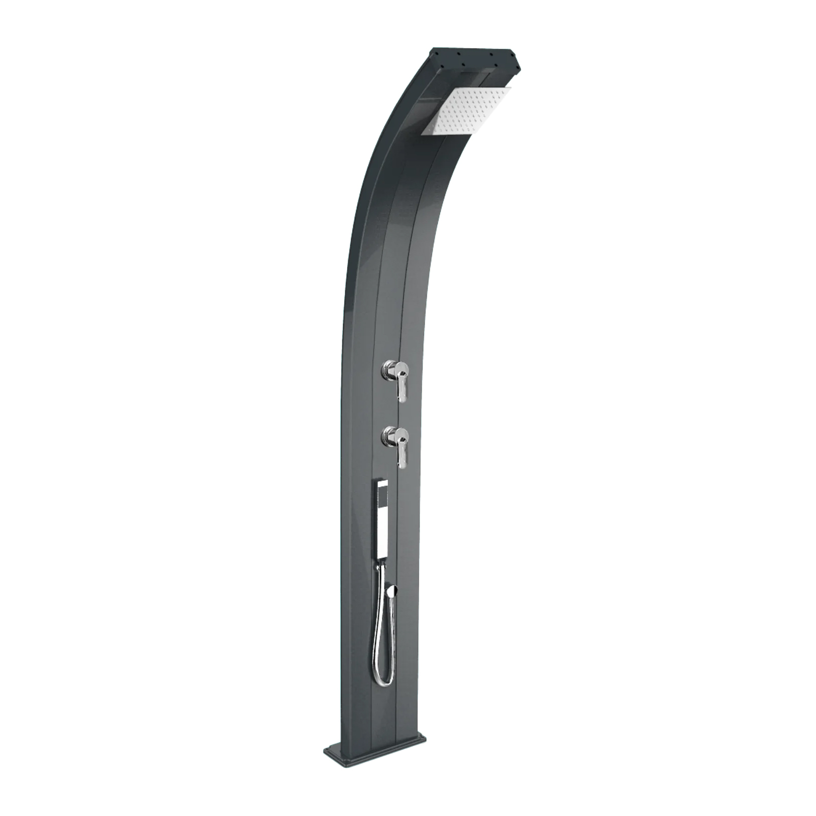 Aluminum shower with hand shower and diverter Dada D345