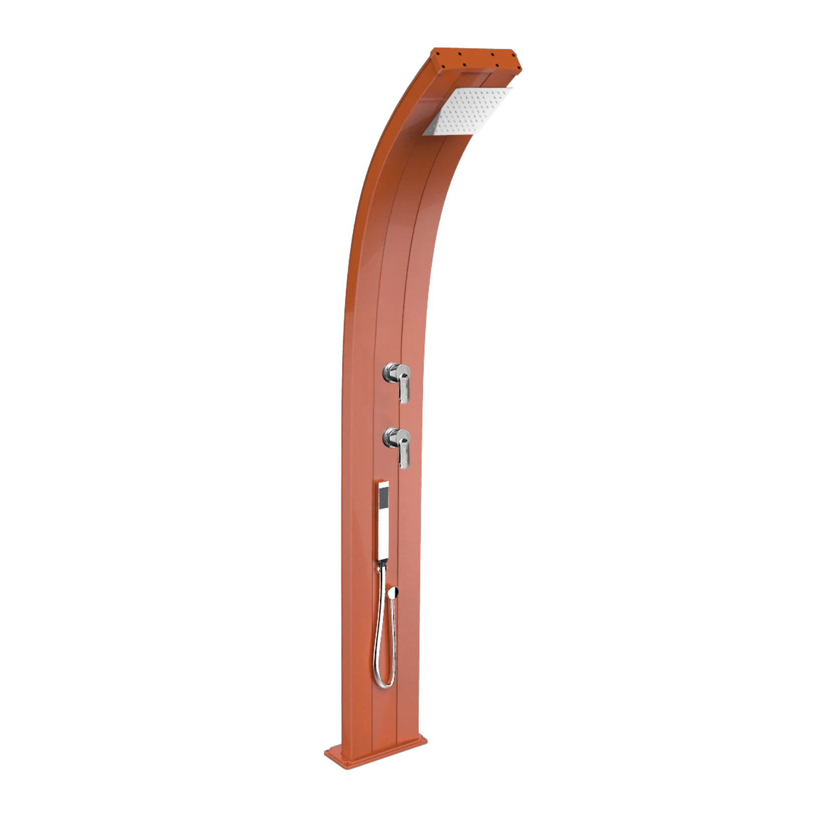 Aluminum shower with hand shower and diverter Dada D345
