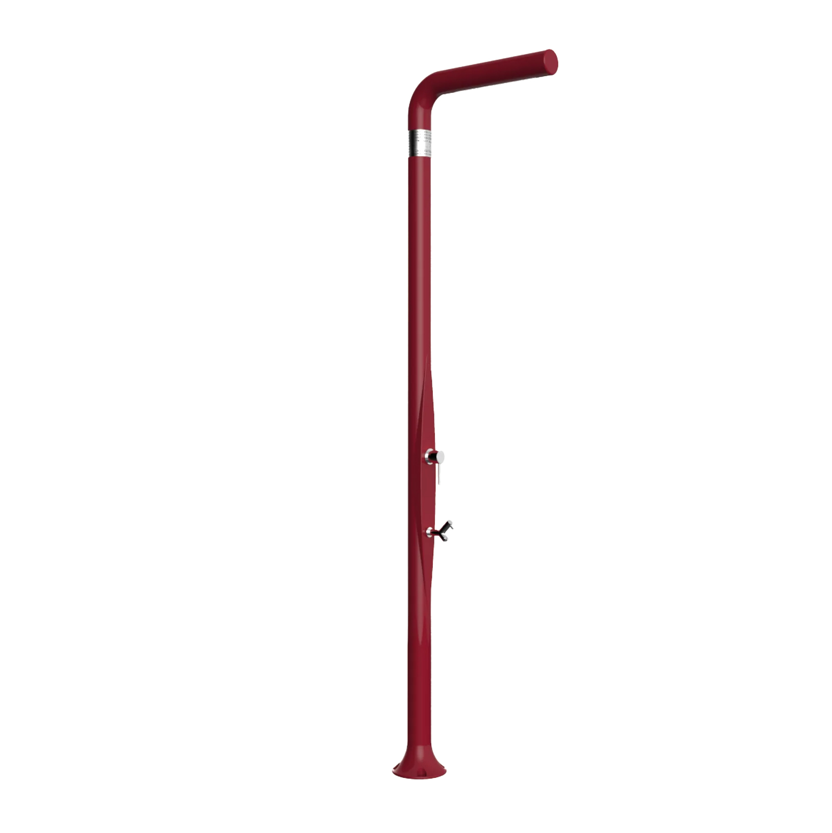 Freestanding outdoor shower with footwasher Funny Yang T225