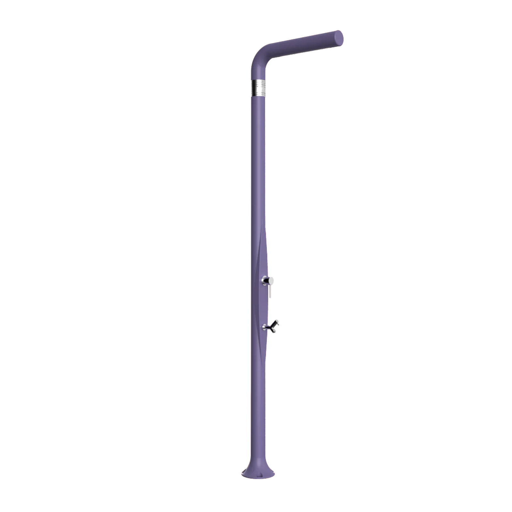Freestanding outdoor shower with footwasher Funny Yang T225