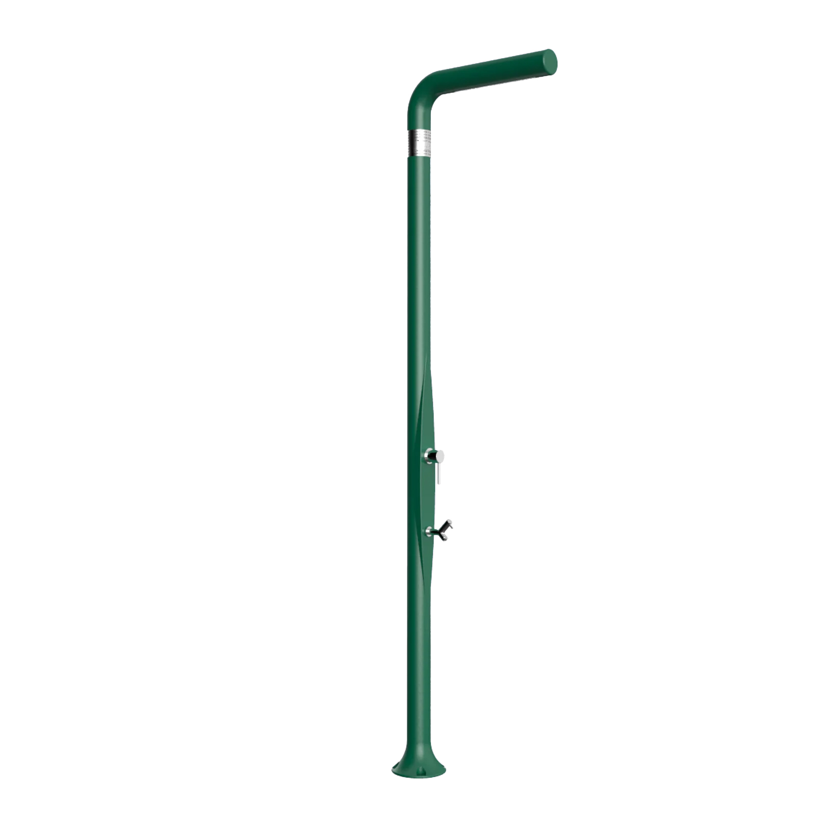 Freestanding outdoor shower with footwasher Funny Yang T225