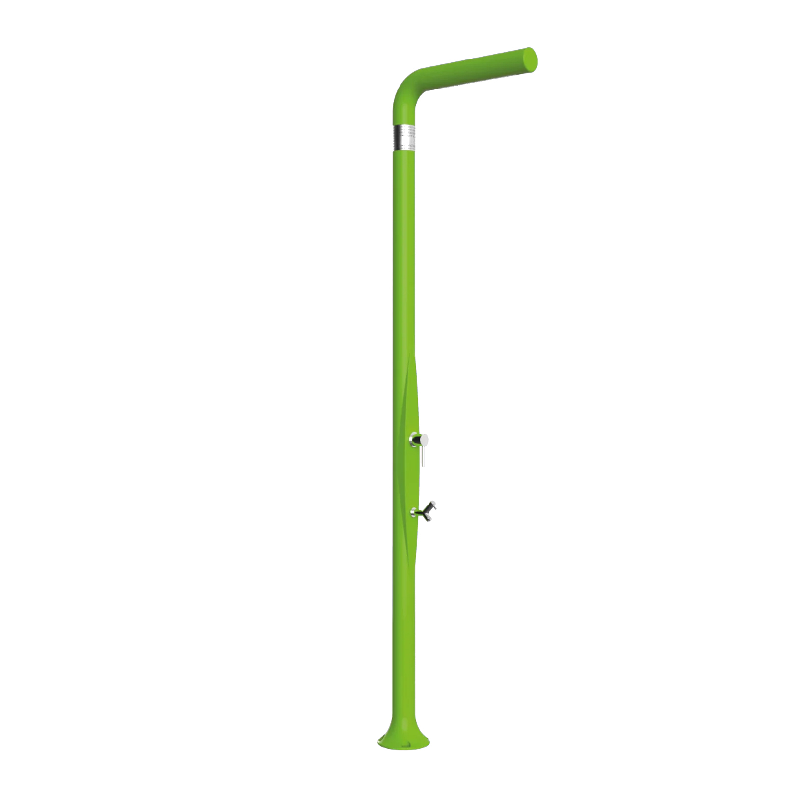 Freestanding outdoor shower with footwasher Funny Yang T225