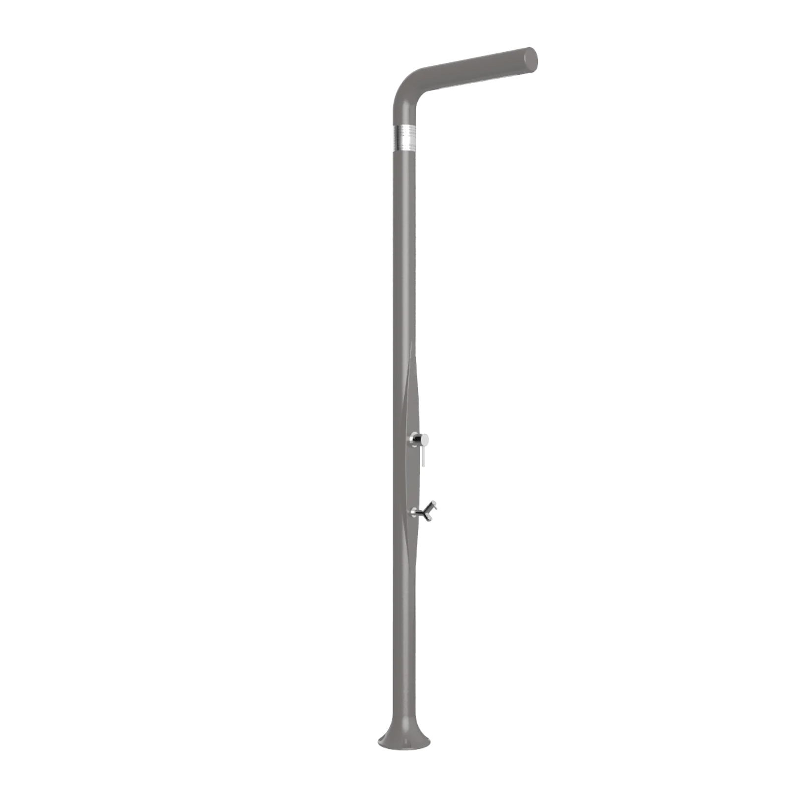 Freestanding outdoor shower with footwasher Funny Yang T225