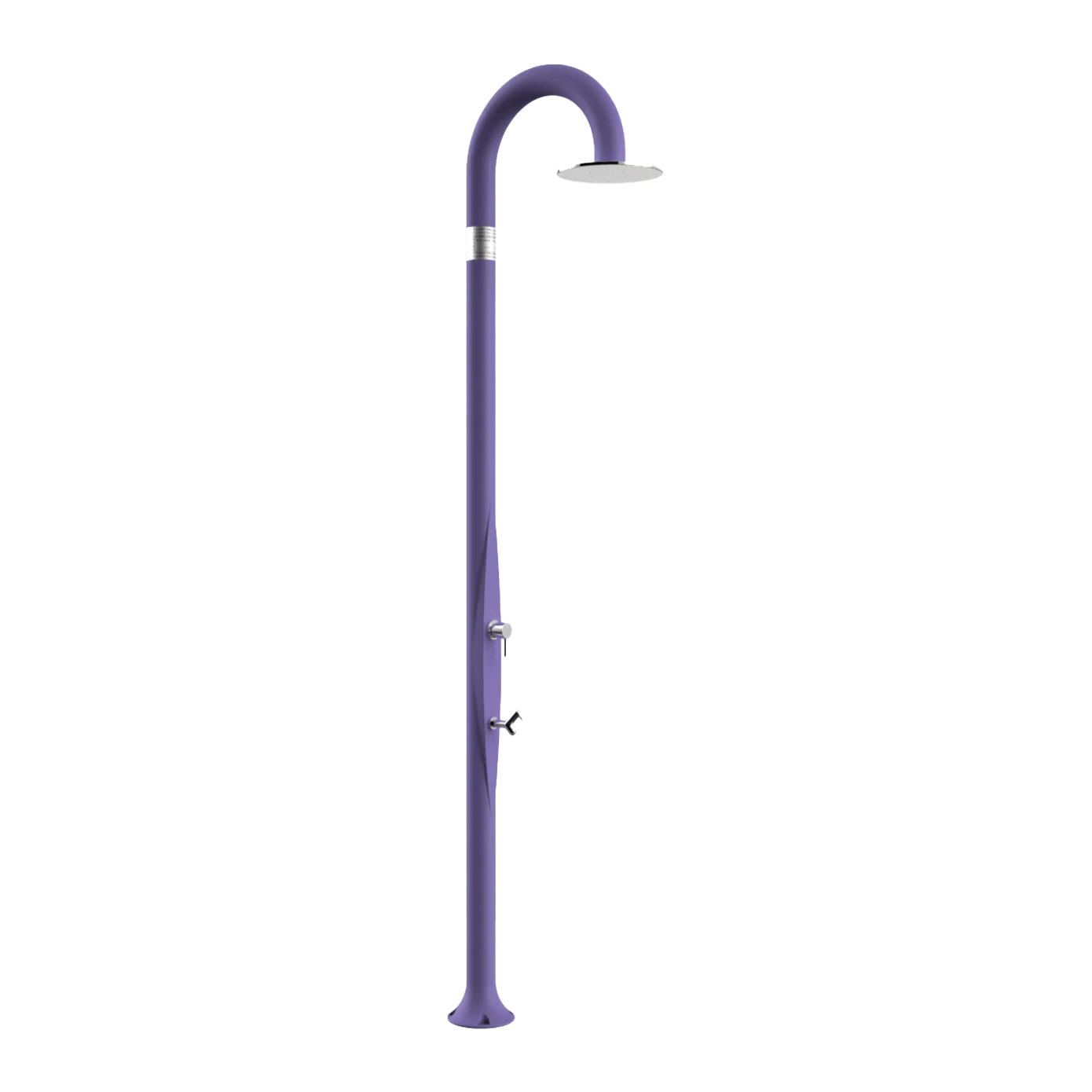 Freestanding outdoor shower with footwasher