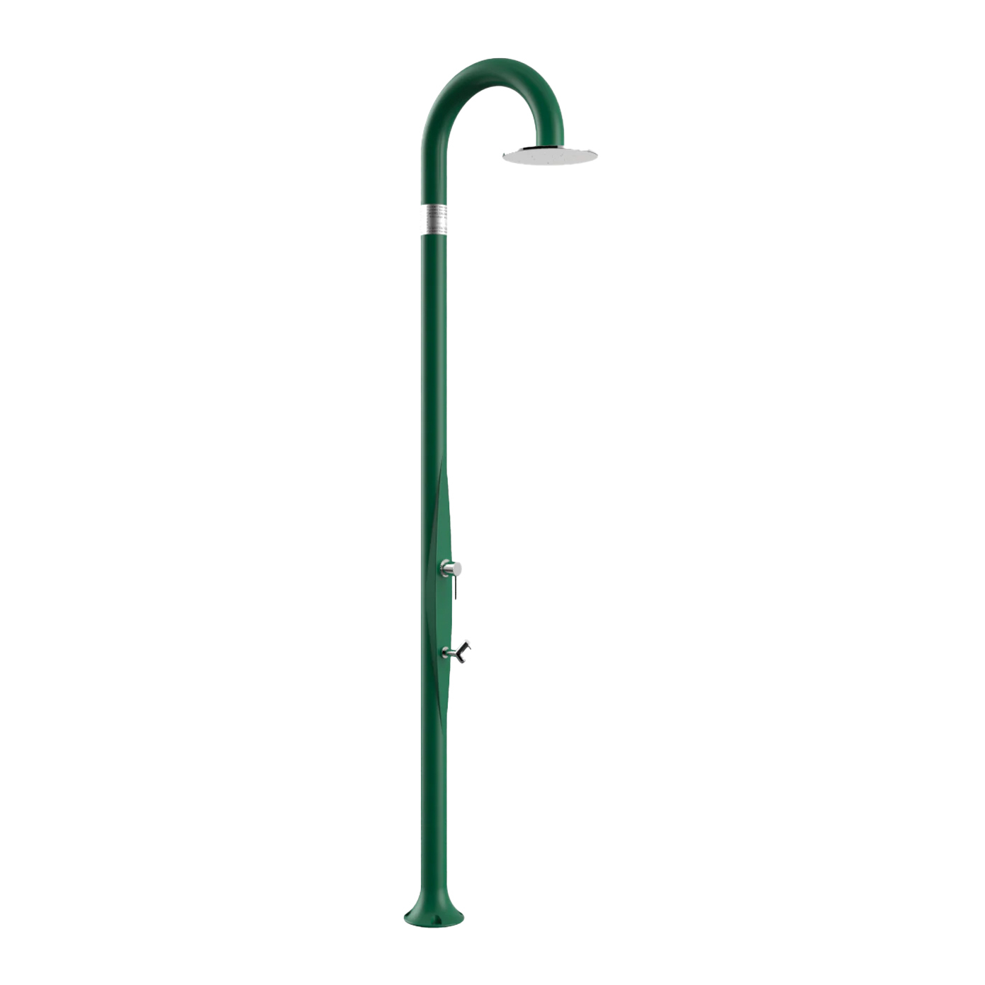 Freestanding outdoor shower with footwasher Funny Yin T325
