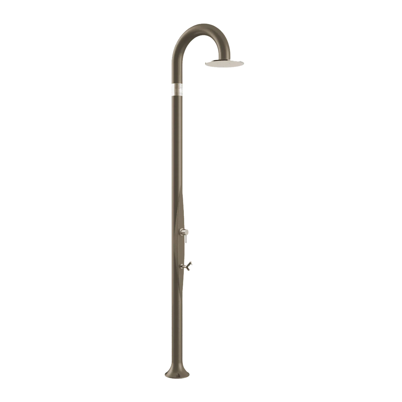 Freestanding outdoor shower with footwasher Funny Yin T325