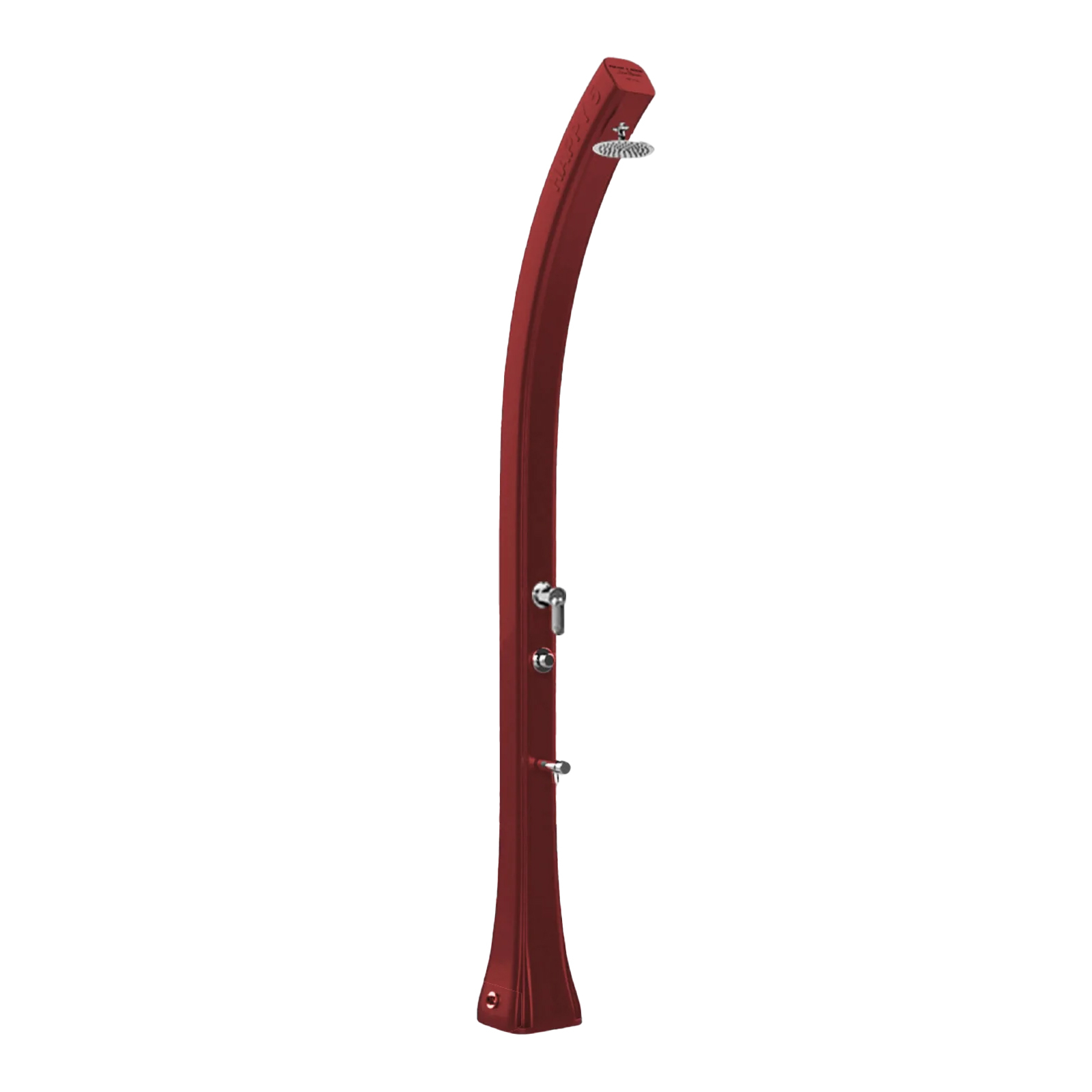 Solar shower with temporized footwasher and temporized button Happy Beach F530