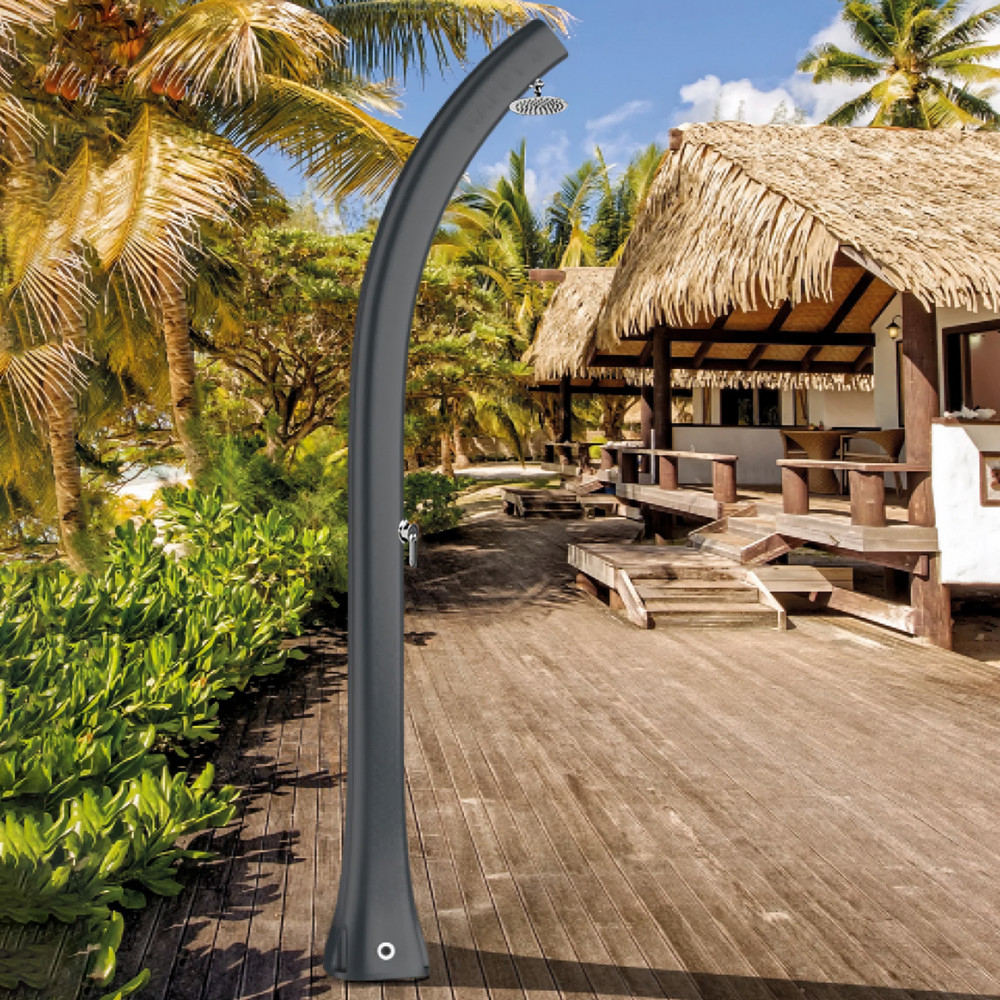 Freestanding outdoor solar shower Happy Five F500