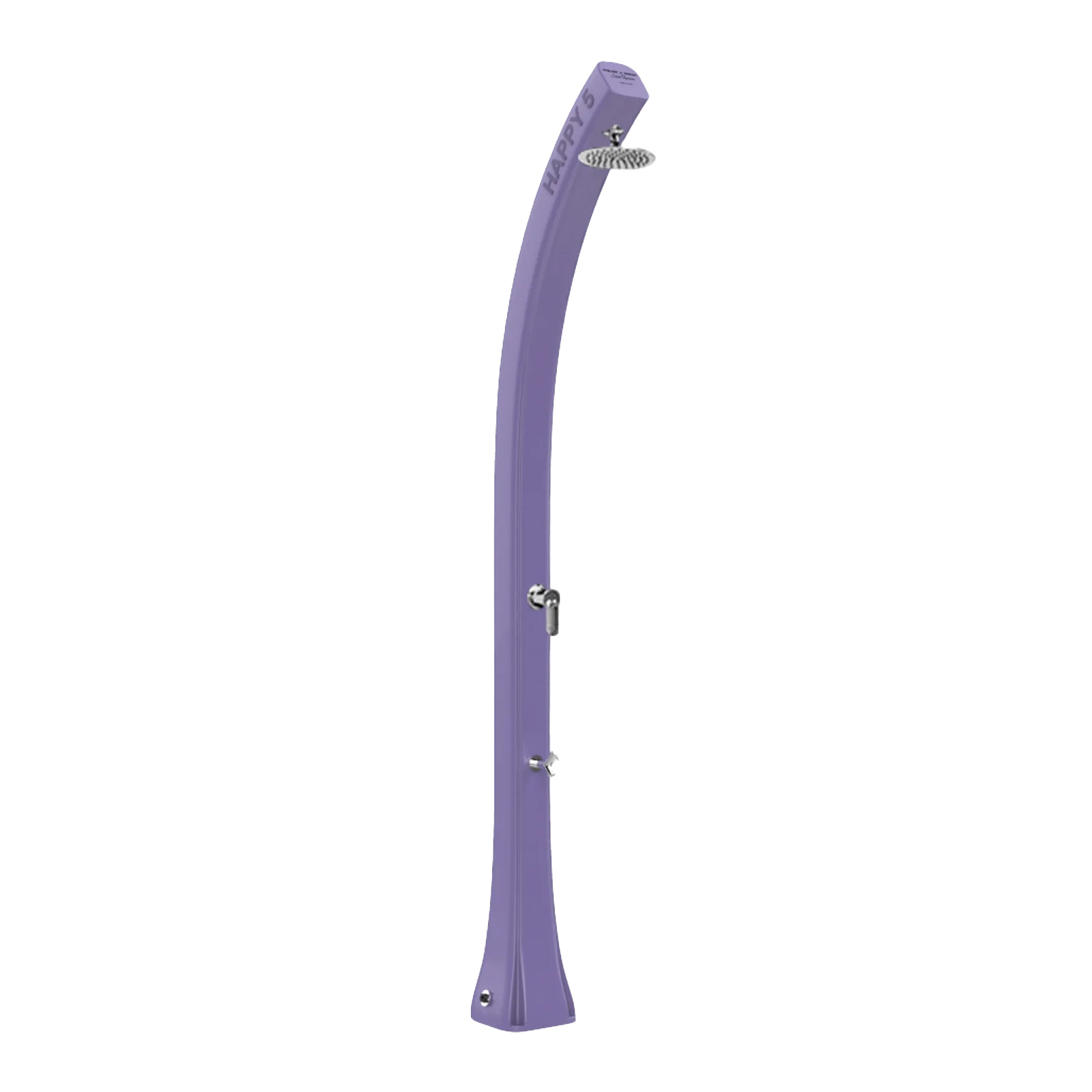Freestanding solar shower with footwasher Happy Five F520