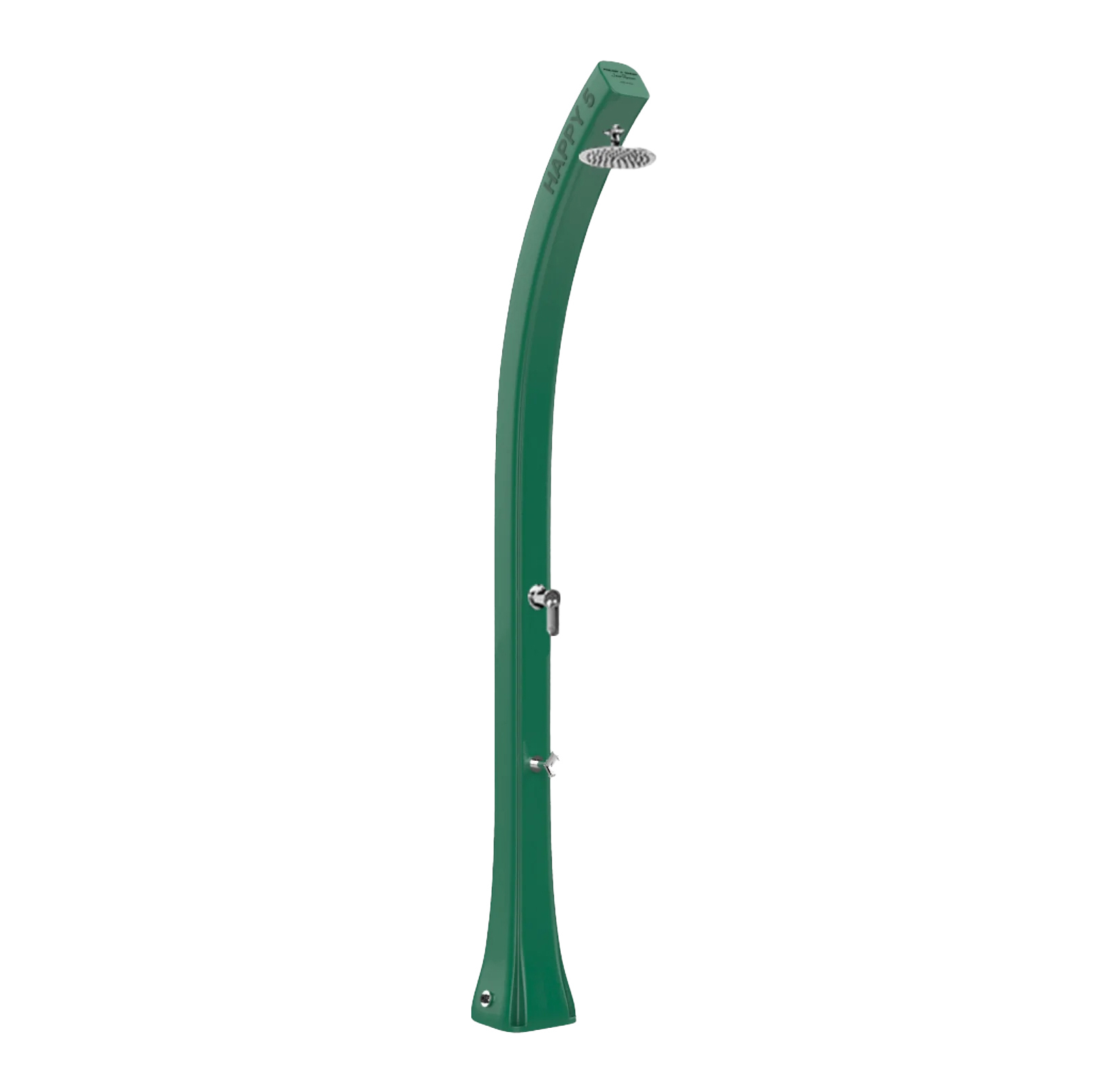 Freestanding solar shower with footwasher Happy Five F520