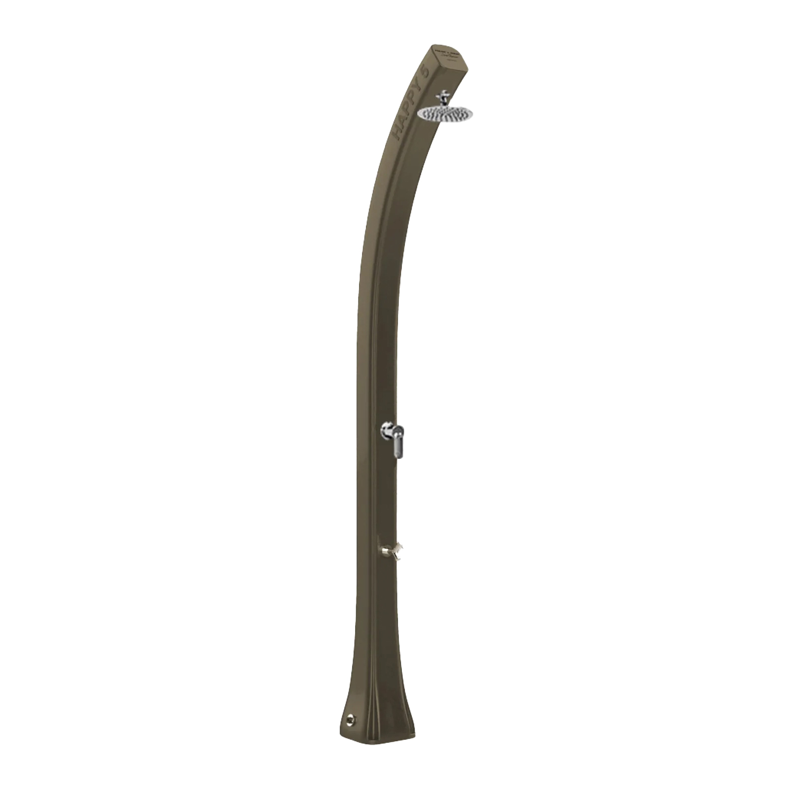 Freestanding solar shower with footwasher Happy Five F520