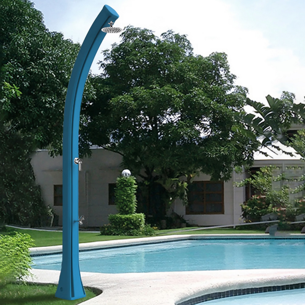Freestanding solar shower with footwasher Happy Five F520