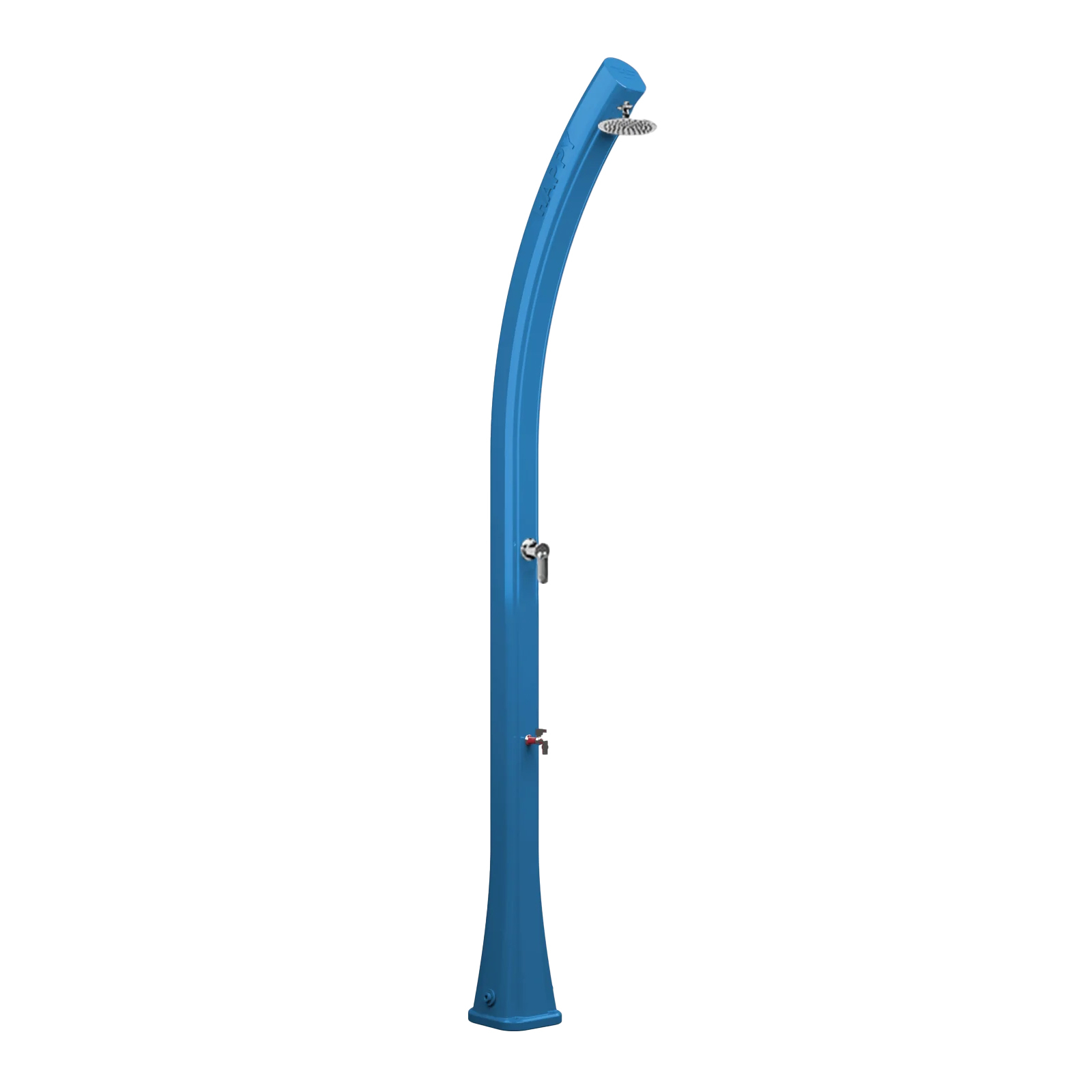 Freestanding solar shower with footwasher Happy H120