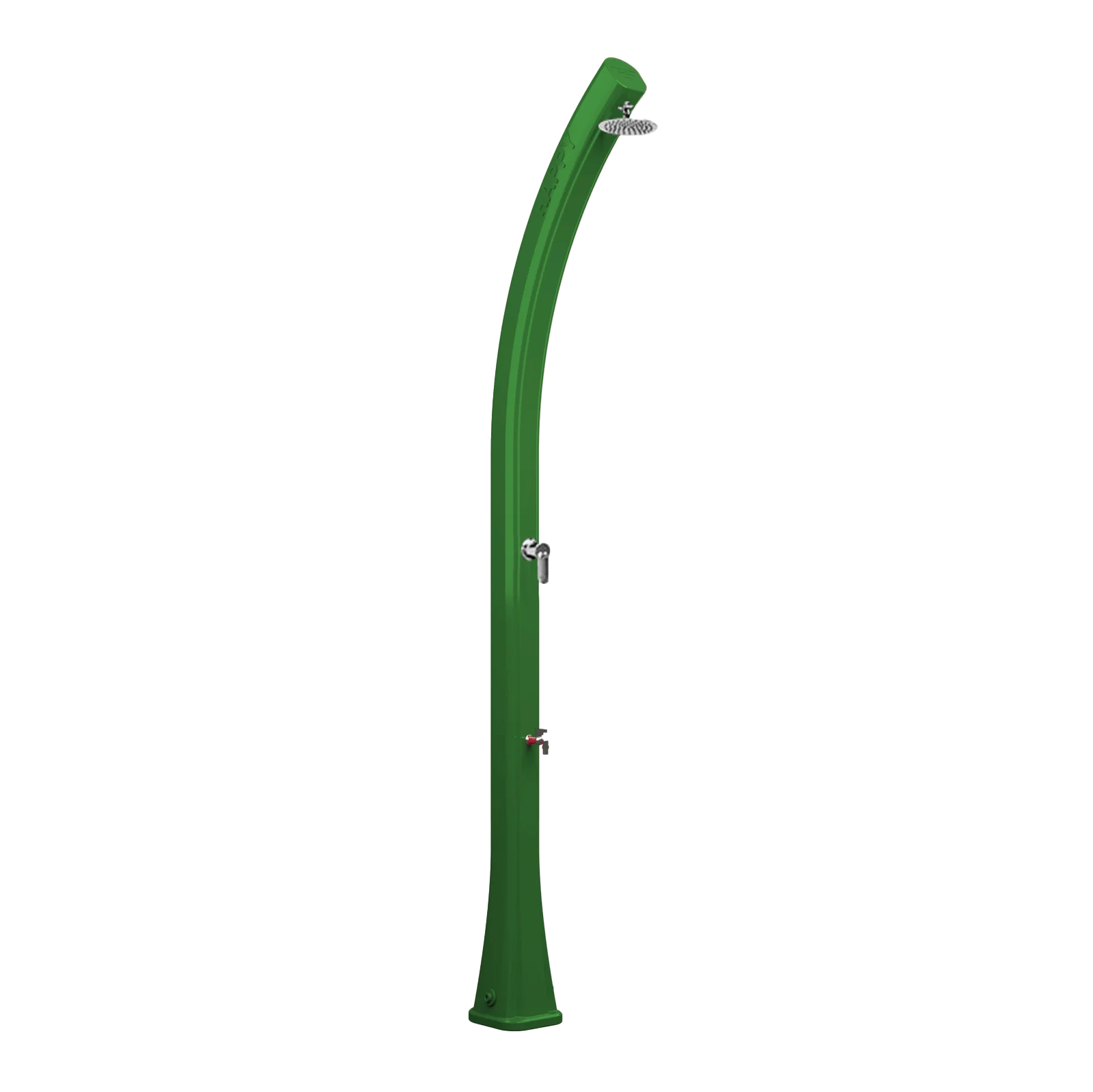 Freestanding solar shower with footwasher Happy H120