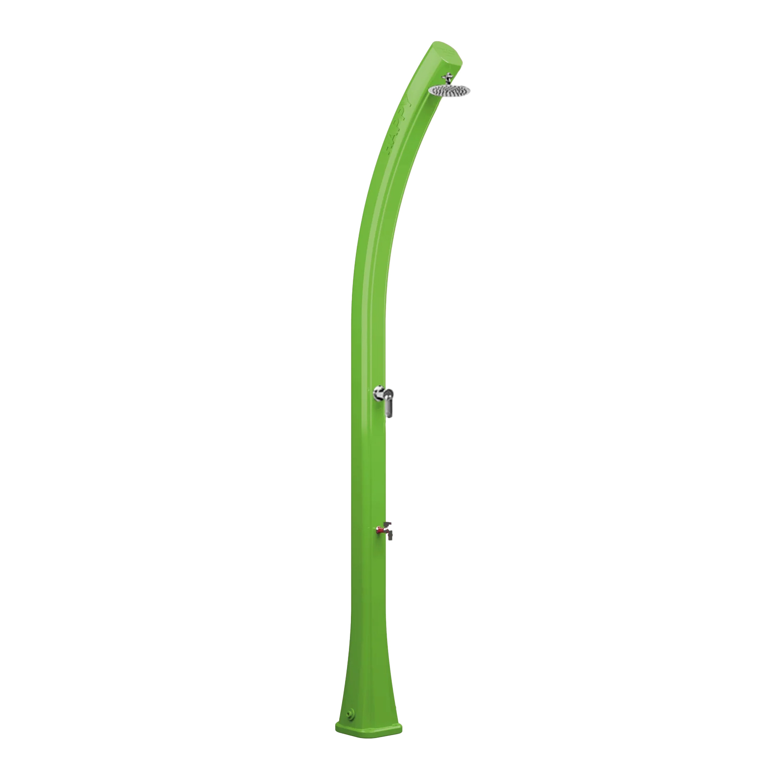 Freestanding solar shower with footwasher Happy H120