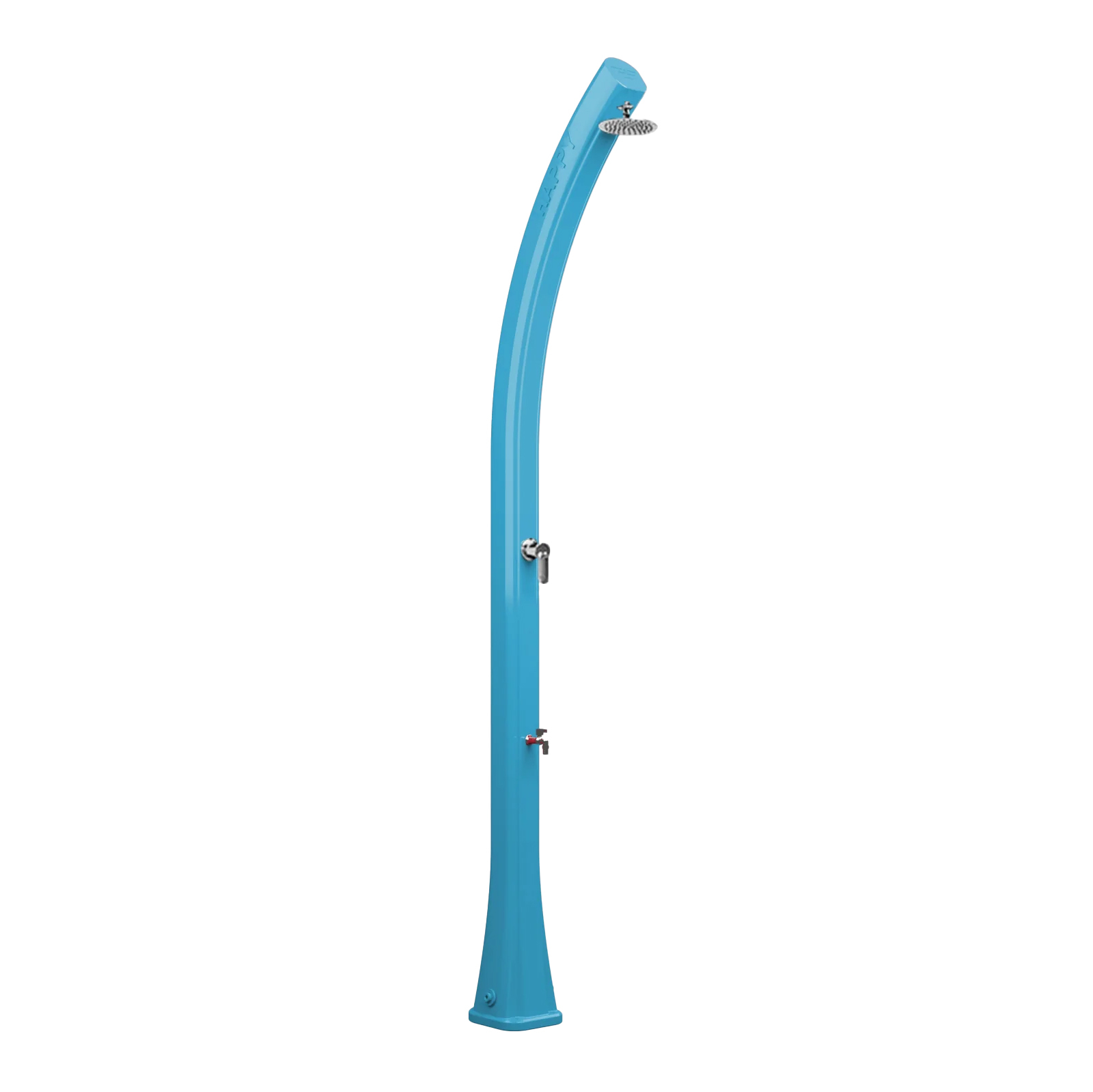 Freestanding solar shower with footwasher Happy H120