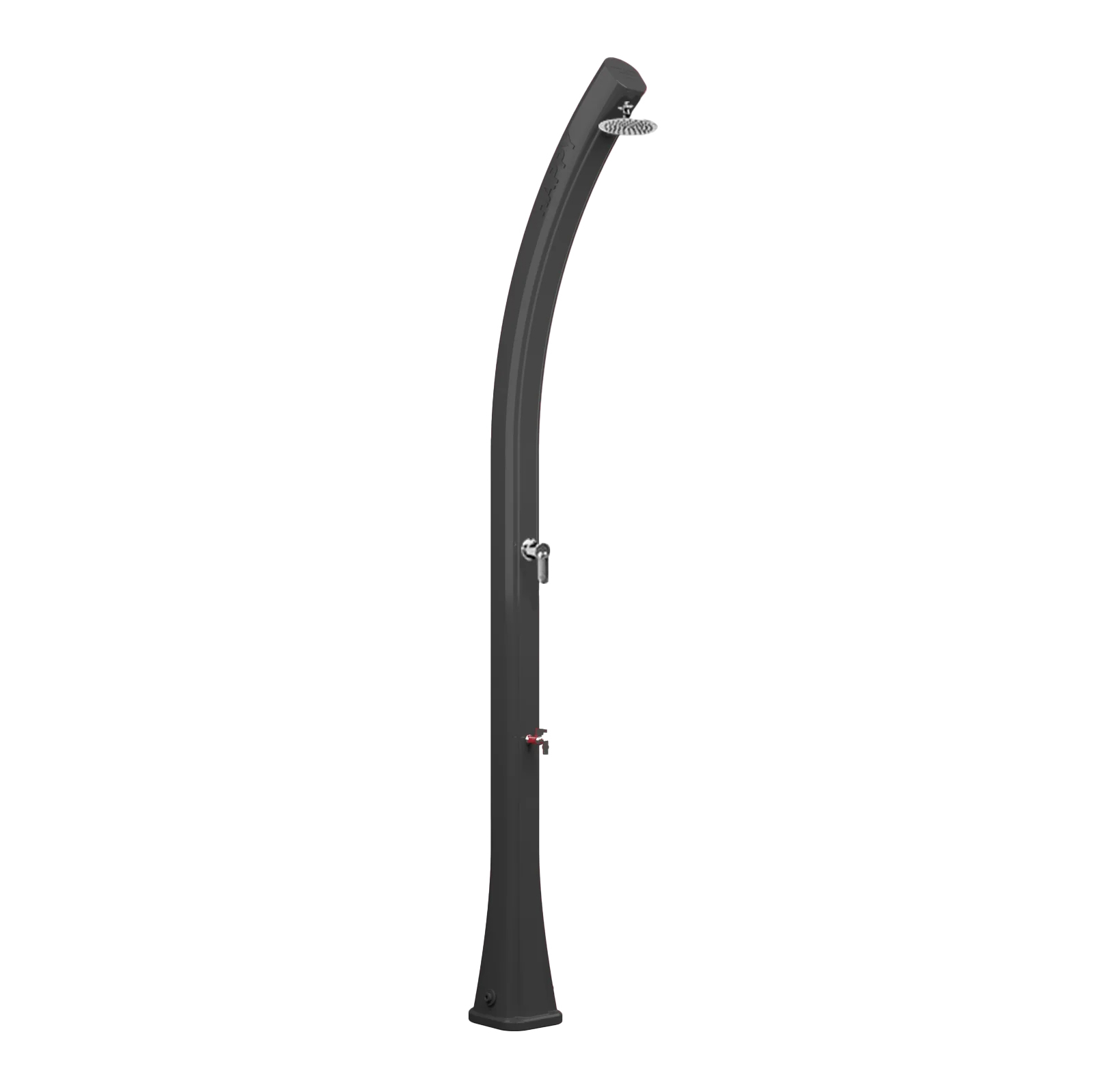 Freestanding solar shower with footwasher Happy H120