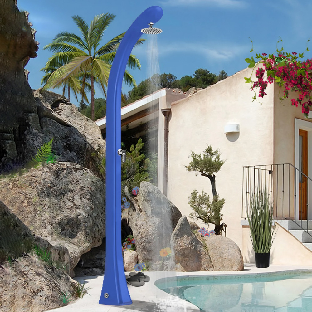Freestanding outdoor solar shower Happy One F100