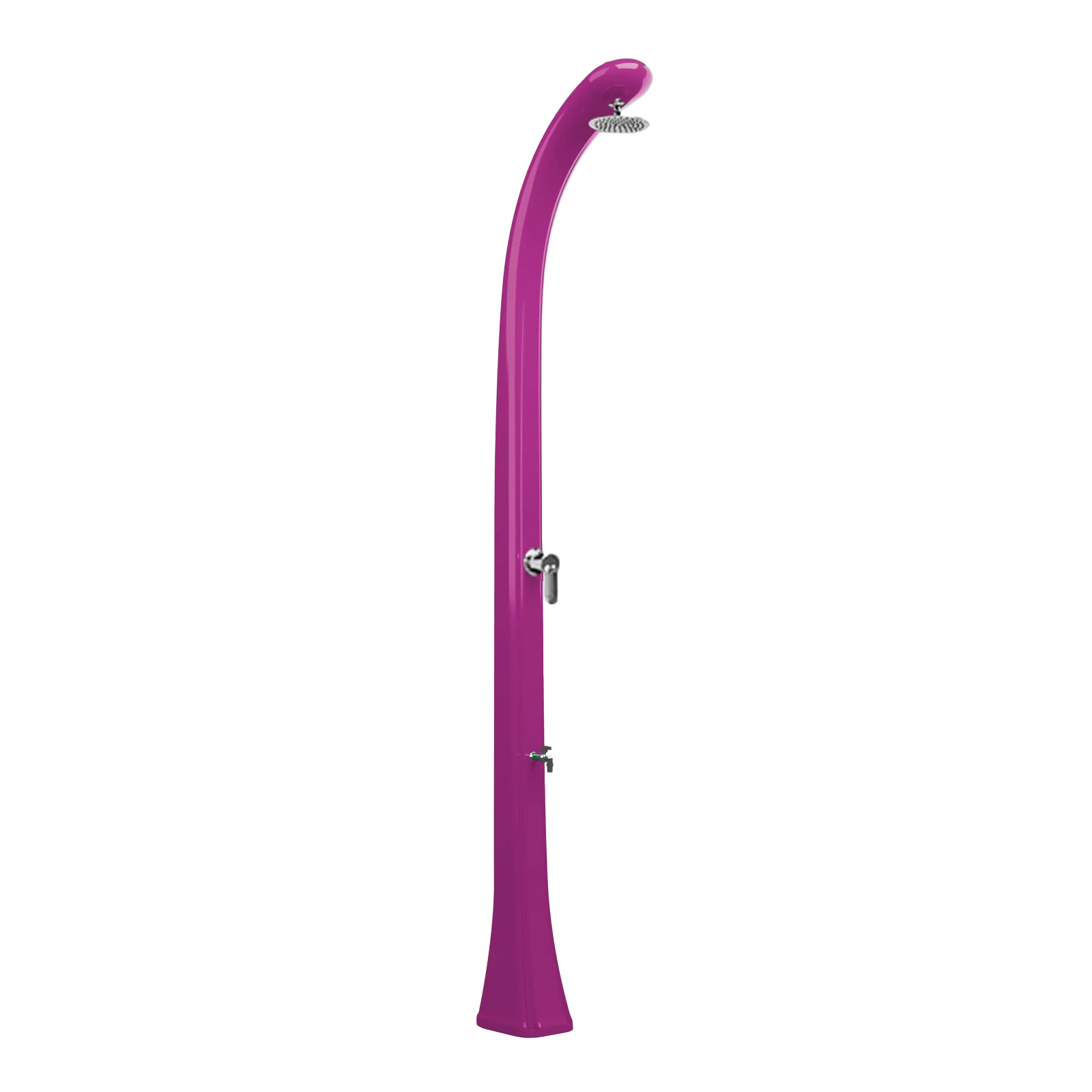 Freestanding solar shower with footwasher Happy One F120