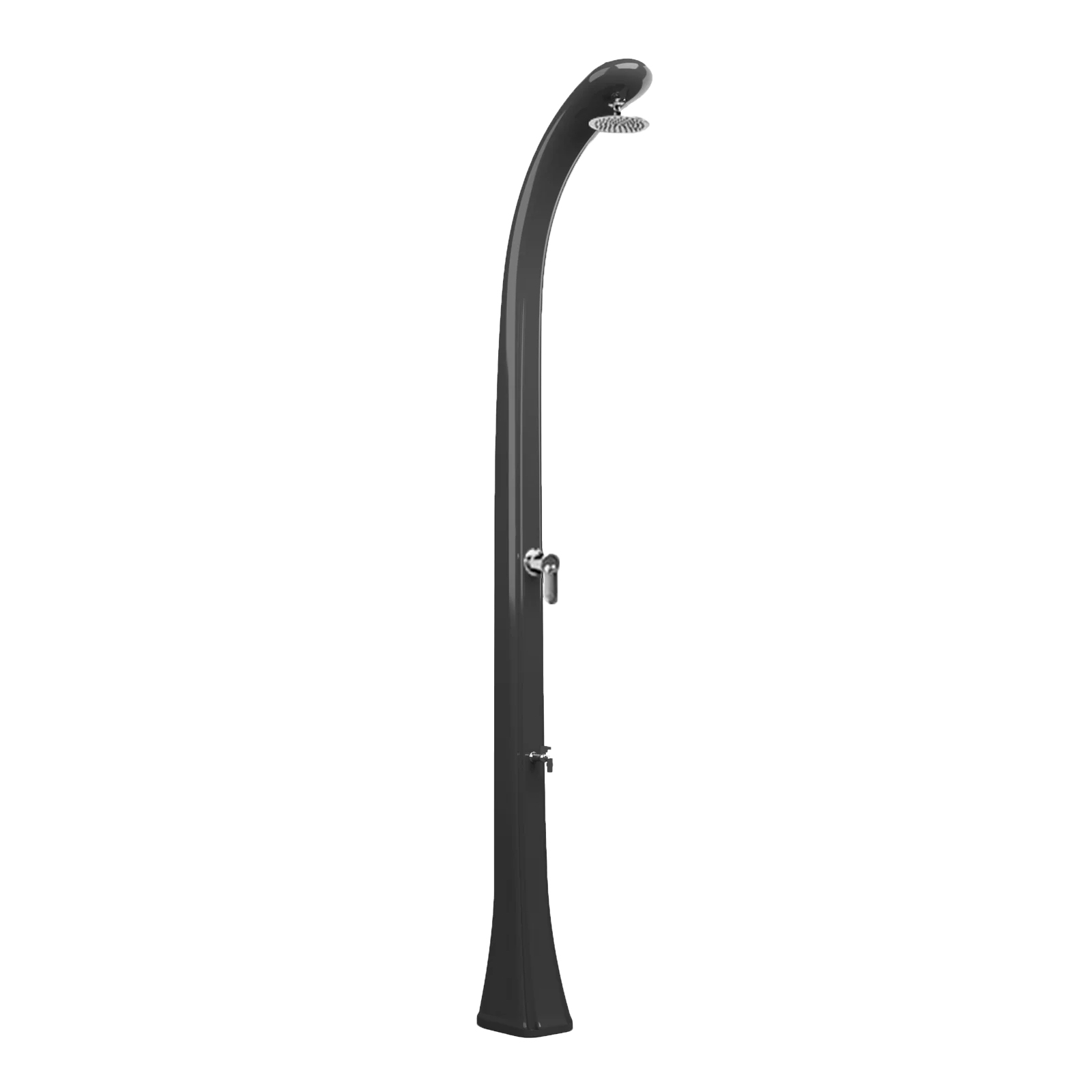 Freestanding solar shower with footwasher Happy One F120