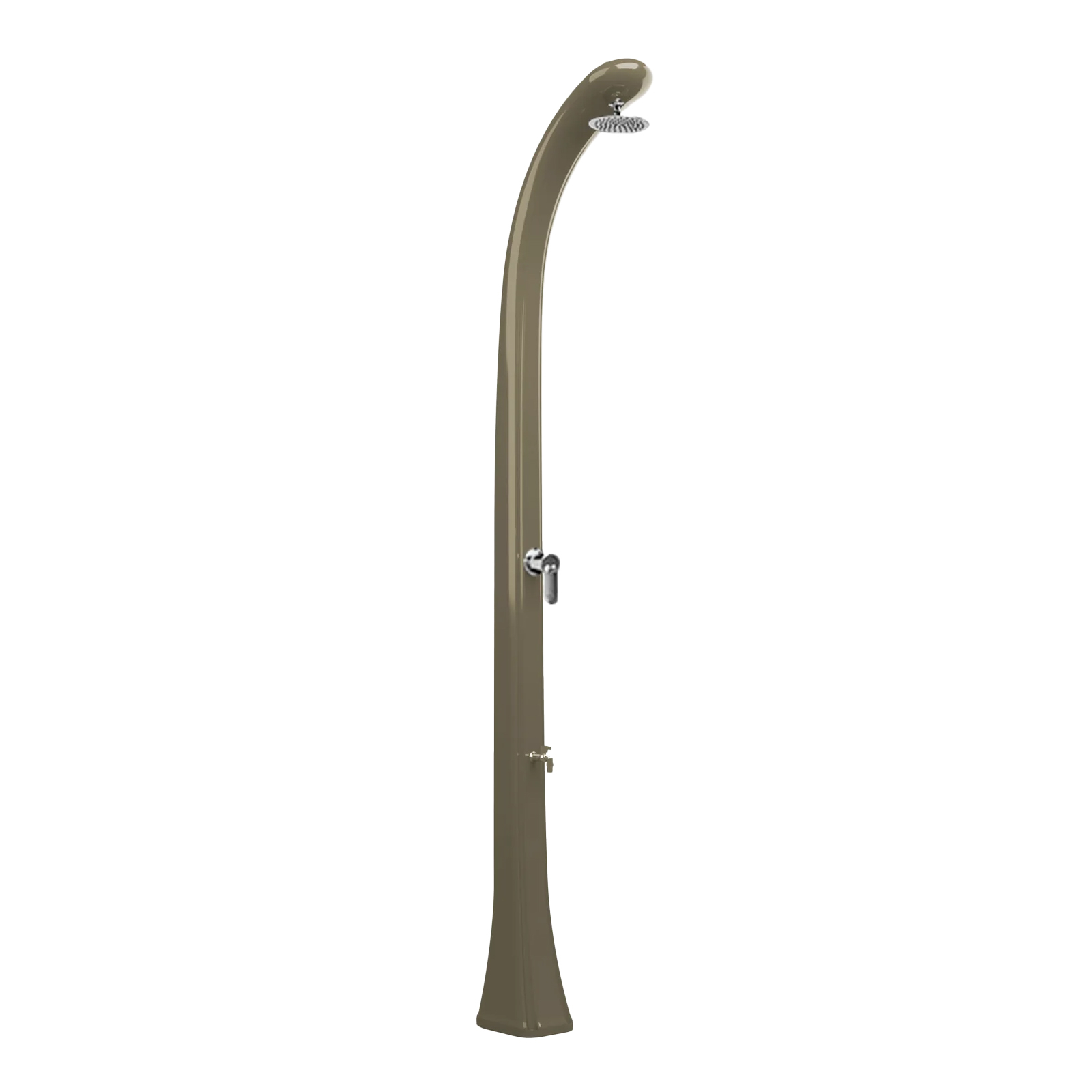 Freestanding solar shower with footwasher Happy One F120