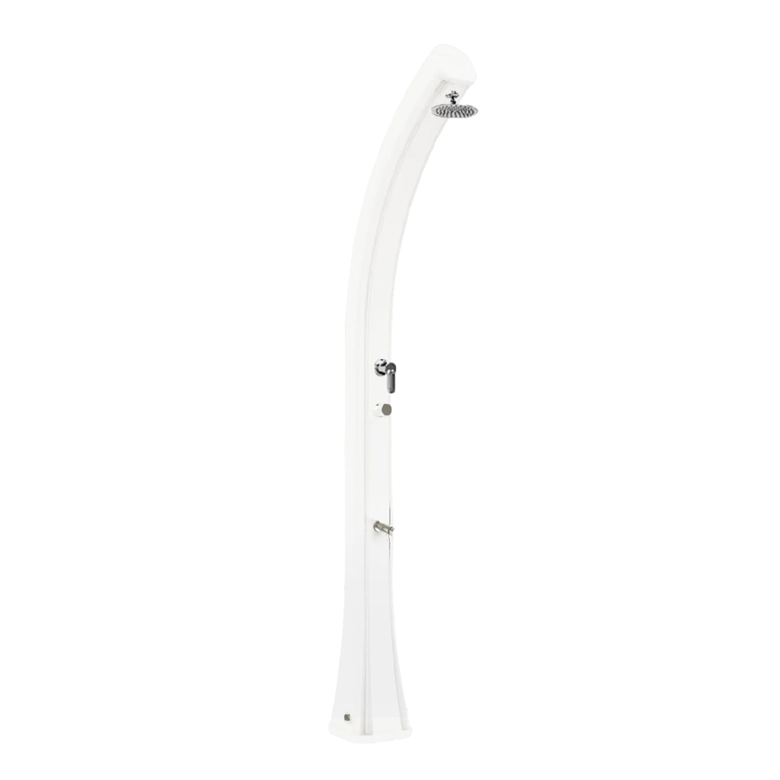 Solar shower with temporized footwasher and temporized button Happy XL H430