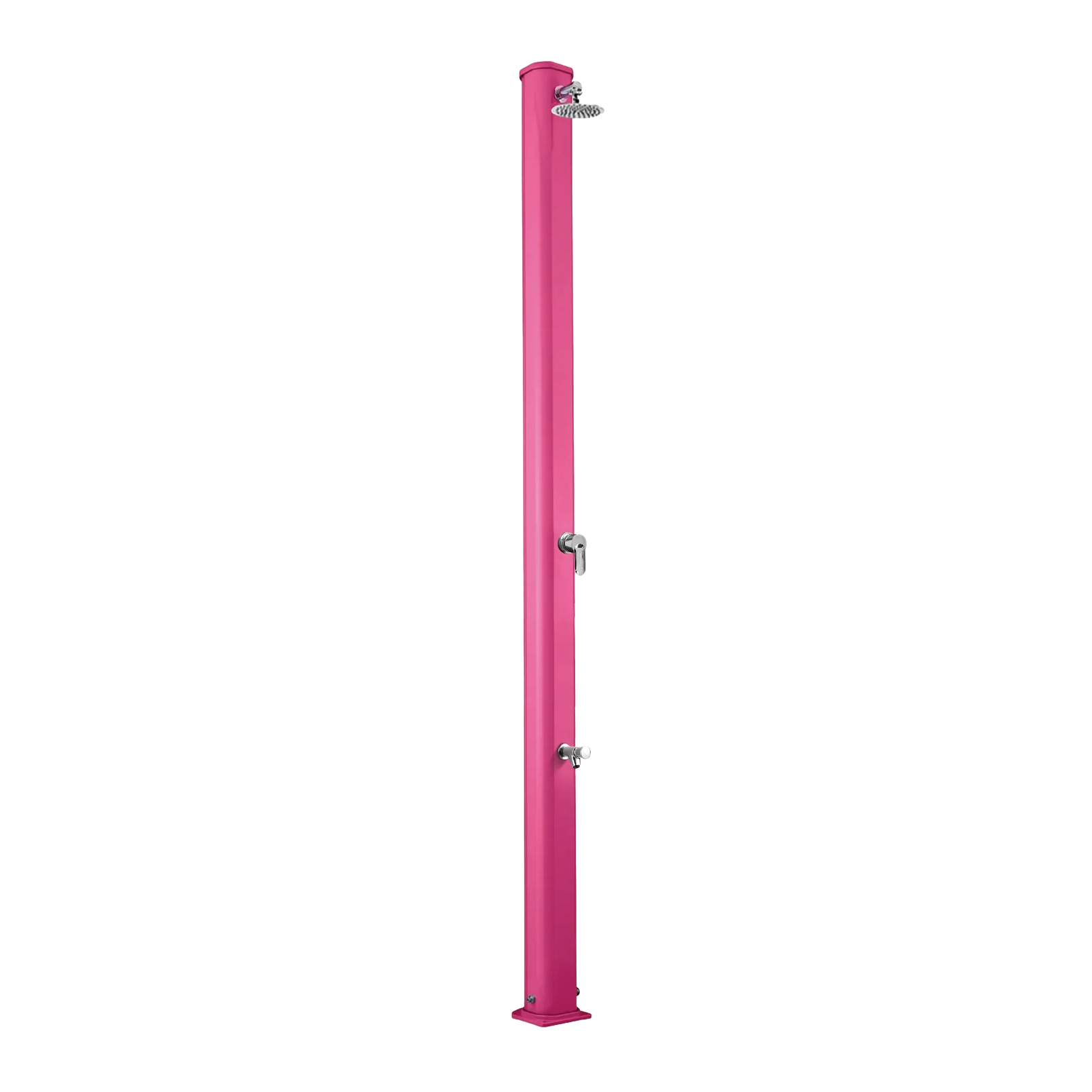 Aluminum outdoor shower with footwasher Jolly S A625