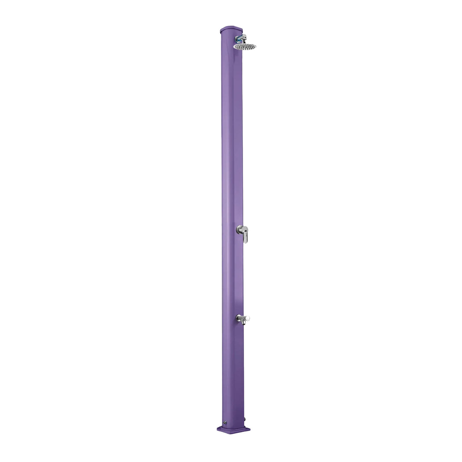 Aluminum shower with footwasher