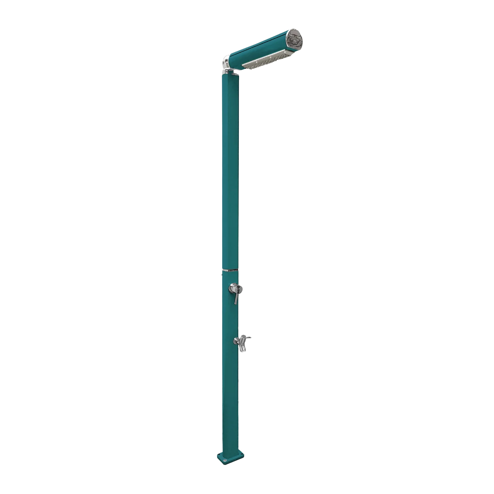 Freestanding outdoor shower with footwasher Quick Q125