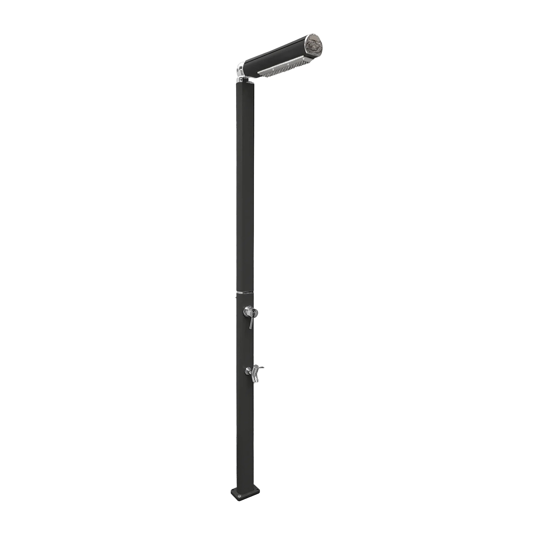 Freestanding outdoor shower with footwasher Quick Q125
