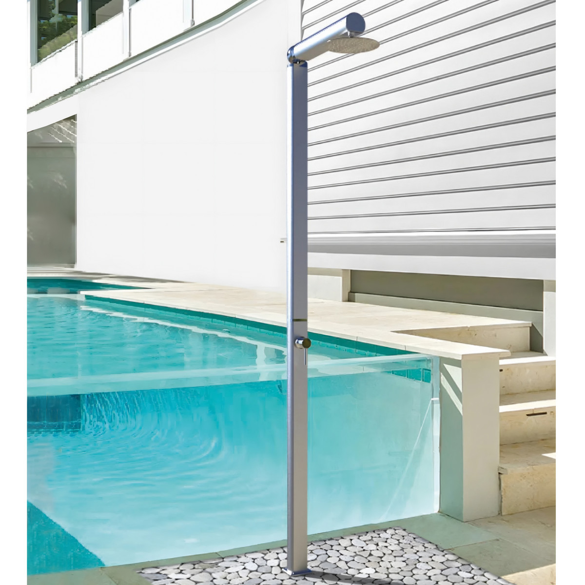 Aluminum outdoor shower Quick Q305