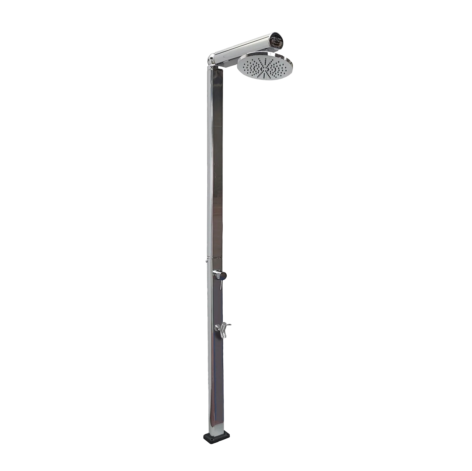 Freestanding outdoor shower with footwasher Quick Q325