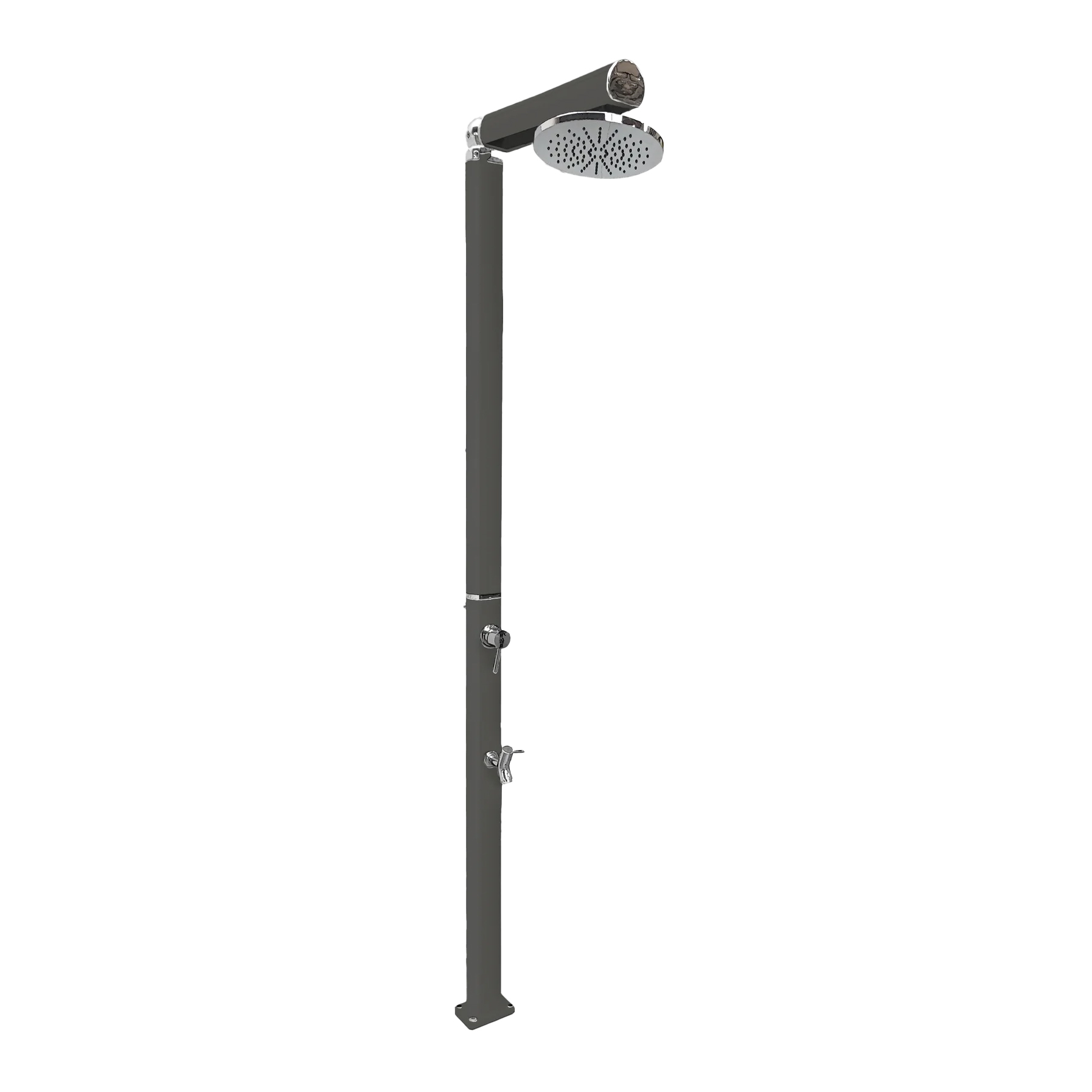Freestanding outdoor shower with footwasher Quick Q325