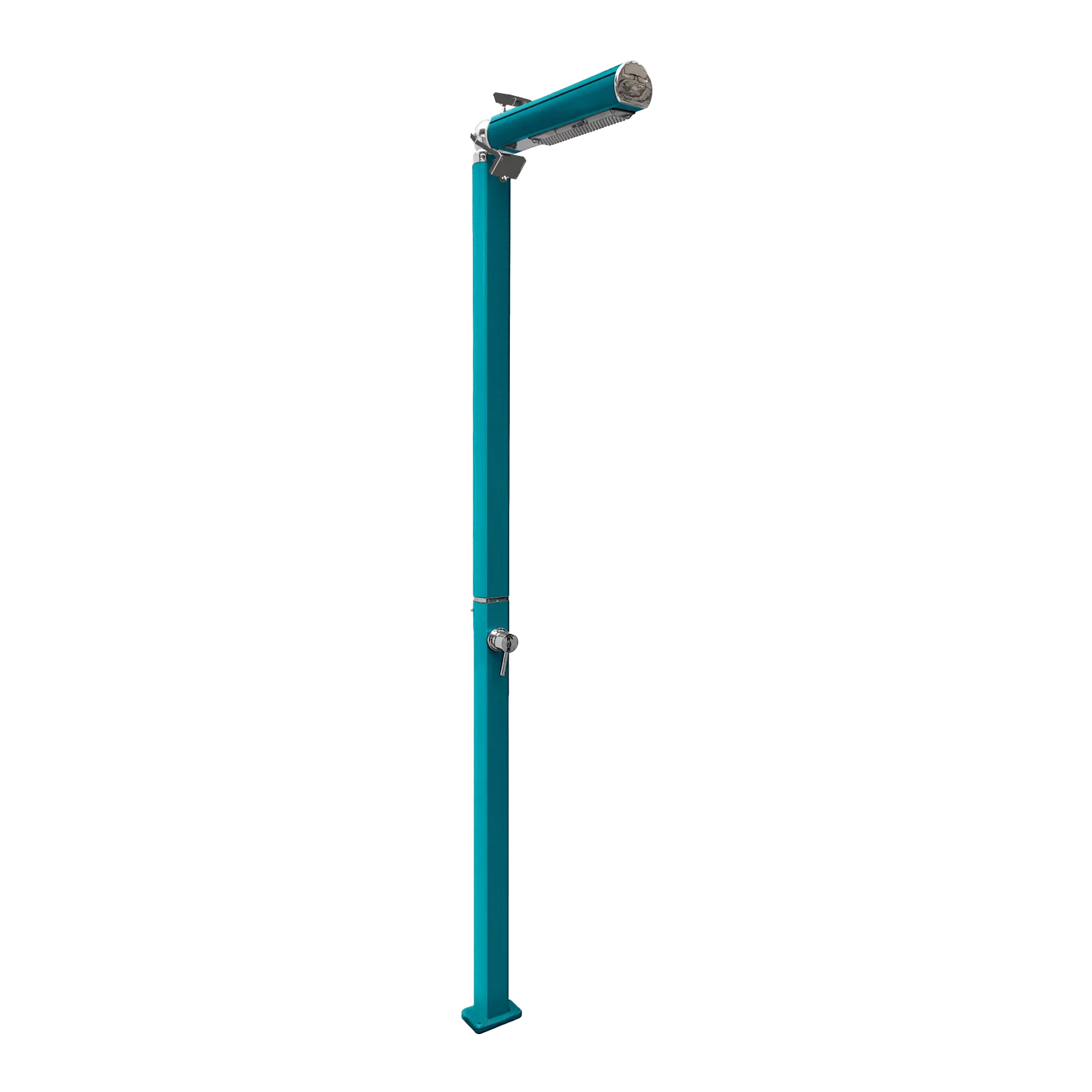 Aluminum outdoor shower with lighting Quick Q805